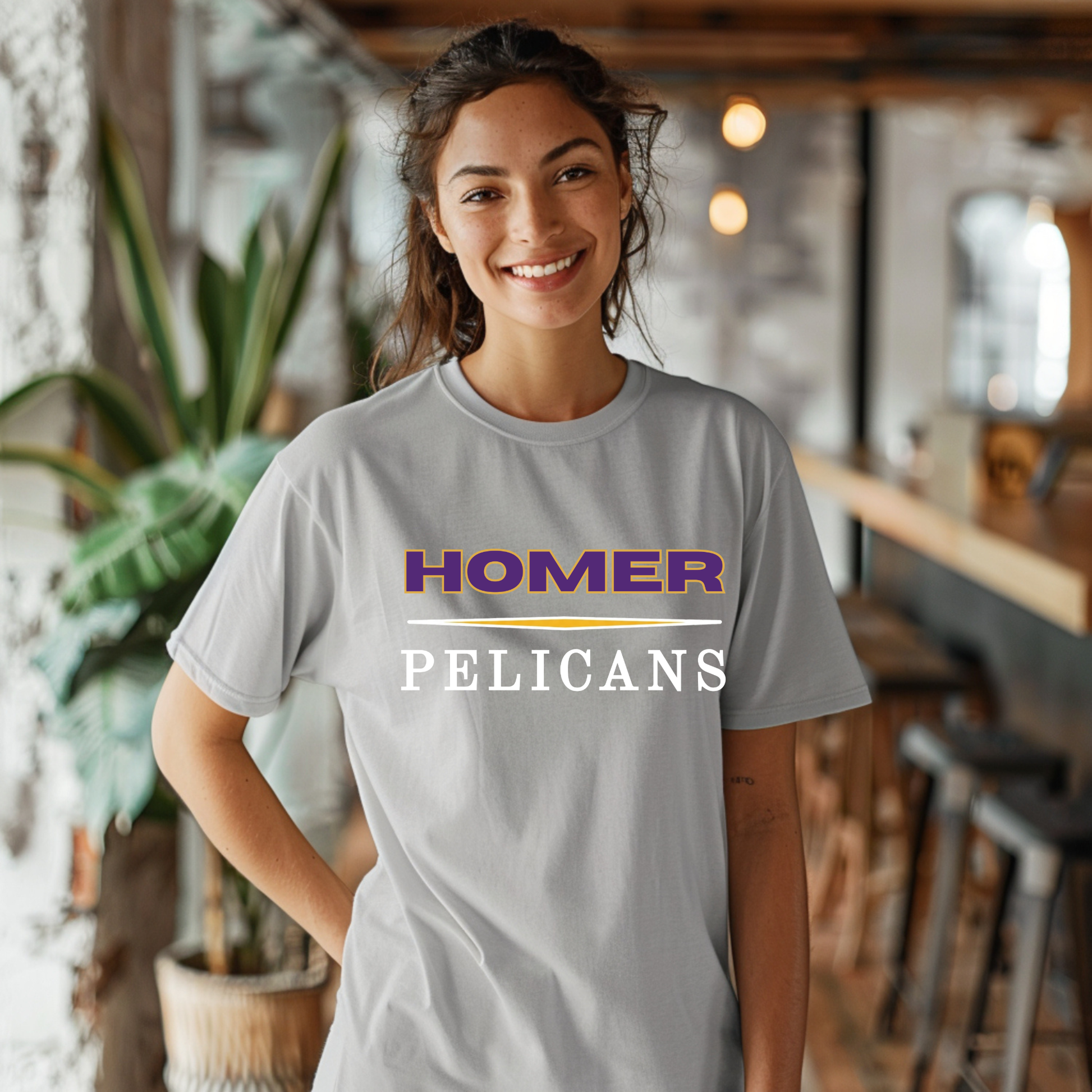 HOMER Pelicans School Spirit Shirt | Teacher, Student & District Family Apparel