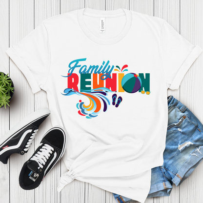 Family Reunion Shirt - Family Reunion - Fun Water Tides Custom Family Tee