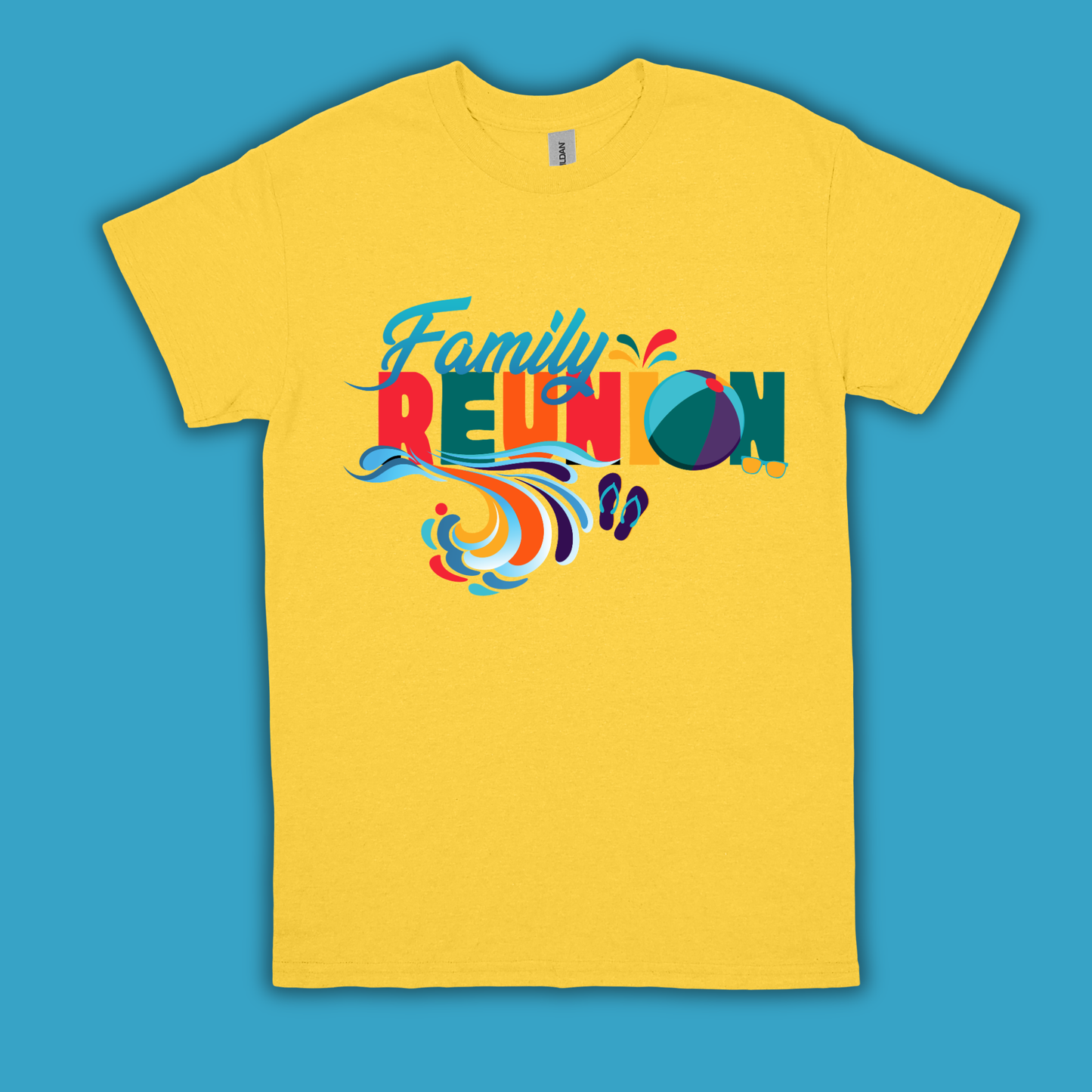 Family Reunion Shirt - Family Reunion - Fun Water Tides Custom Family Tee