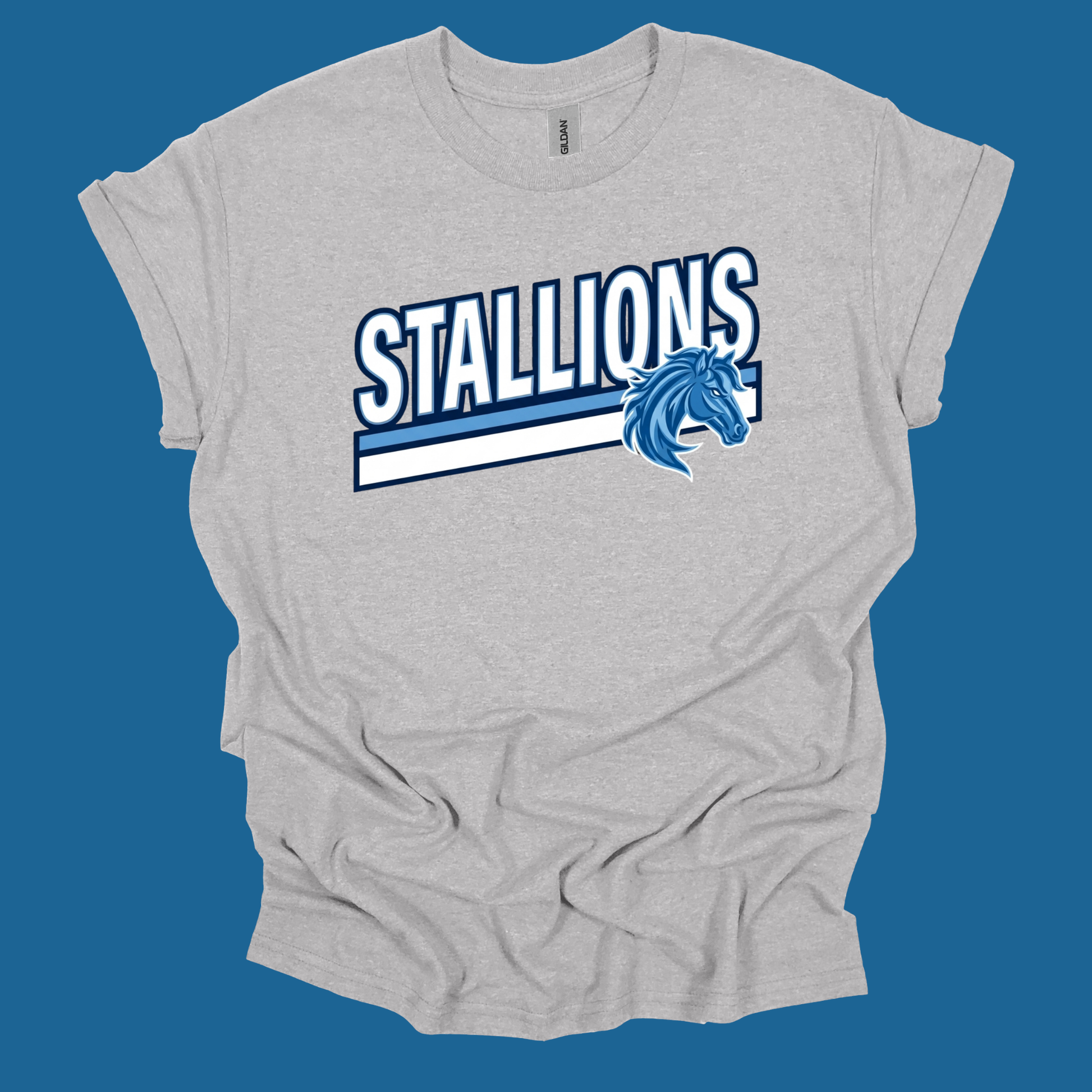 Official Stockwell Stallions Spirit Shirt | Bold Apparel for Students, Teachers & Families