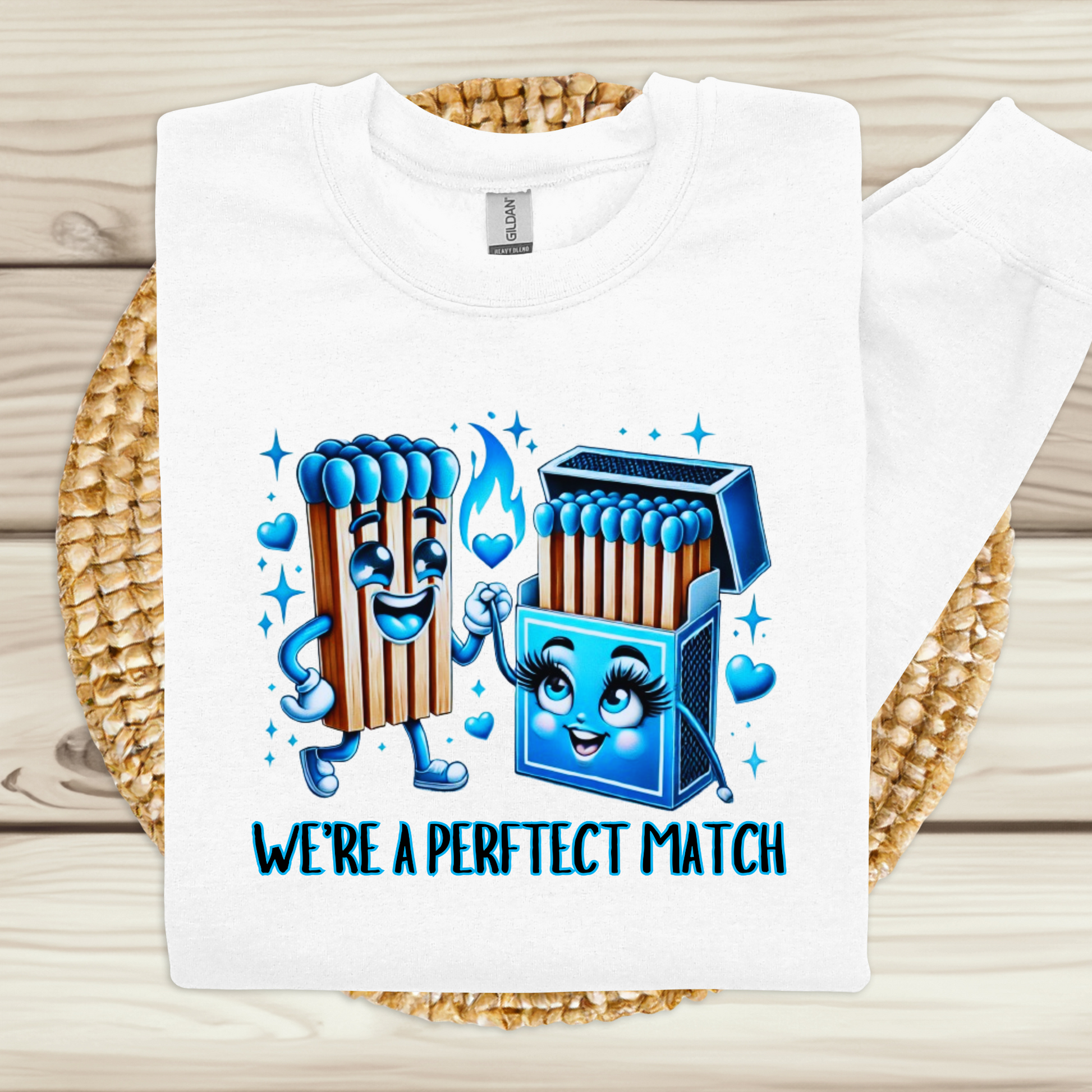 Matching Couples Sweater - We're a Perfect Match - Fun Sweatshirts