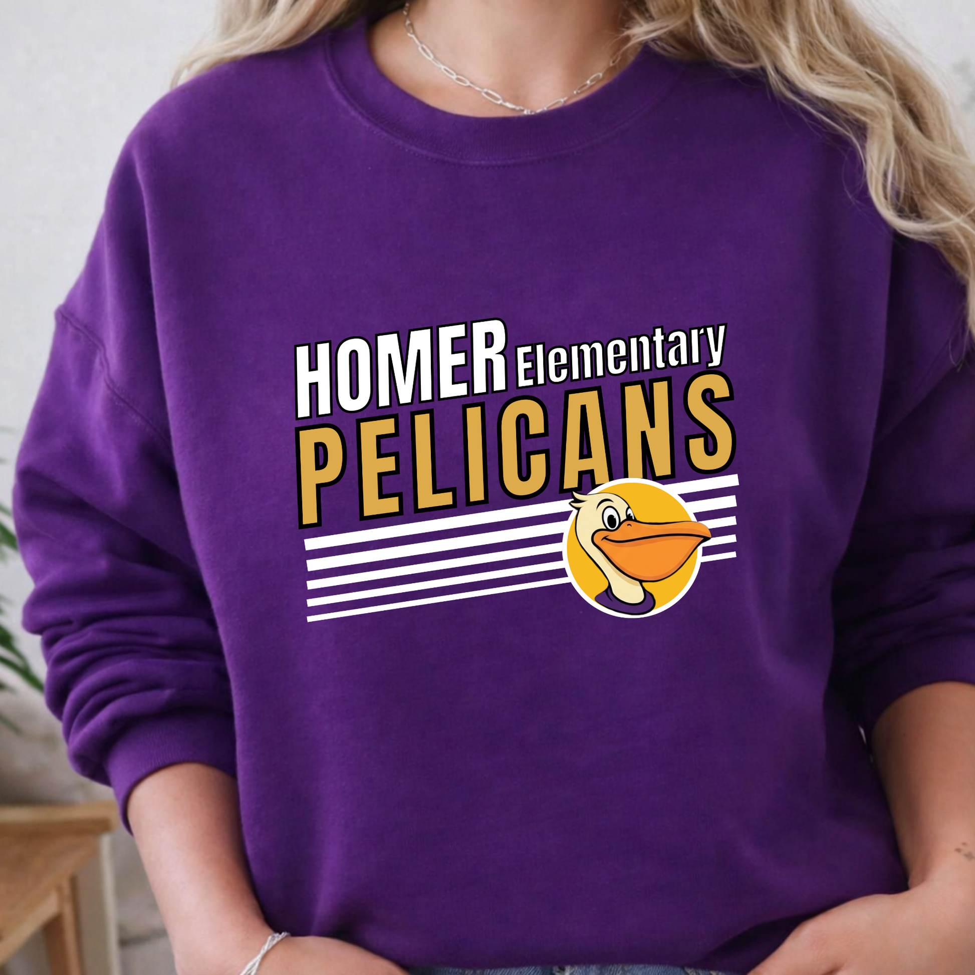 Pelicans Spirit Wear - Homer Elementary School Pelican Unisex Shirt