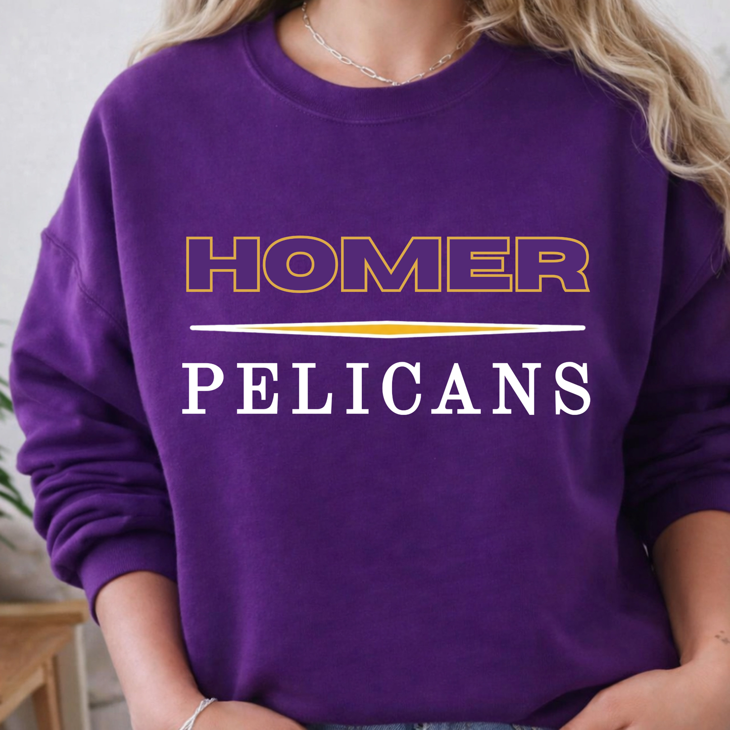 HOMER Pelicans School Spirit Shirt | Teacher, Student & District Family Apparel