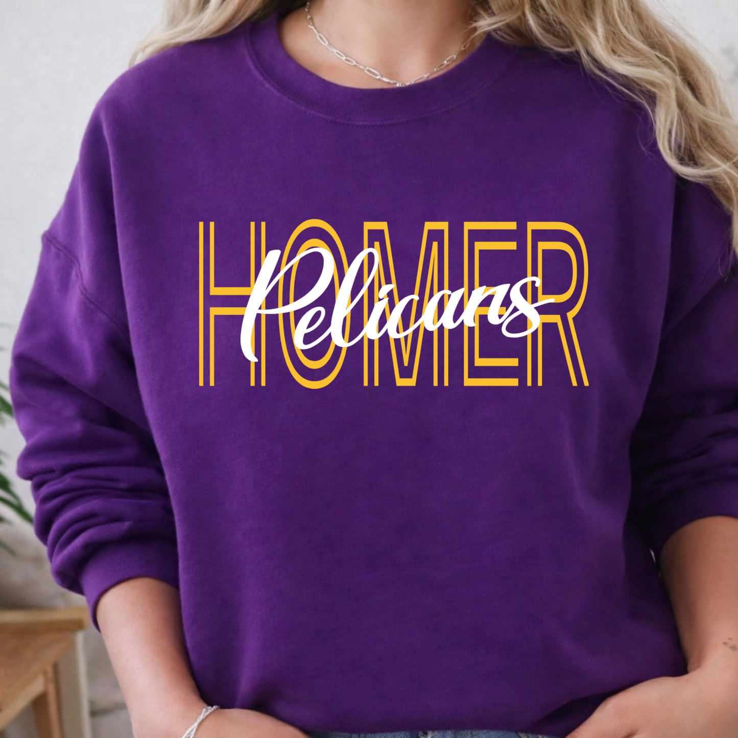 HOMER Pelicans School Spirit Tee | Modern Graphic Apparel for Students, Teachers & Families