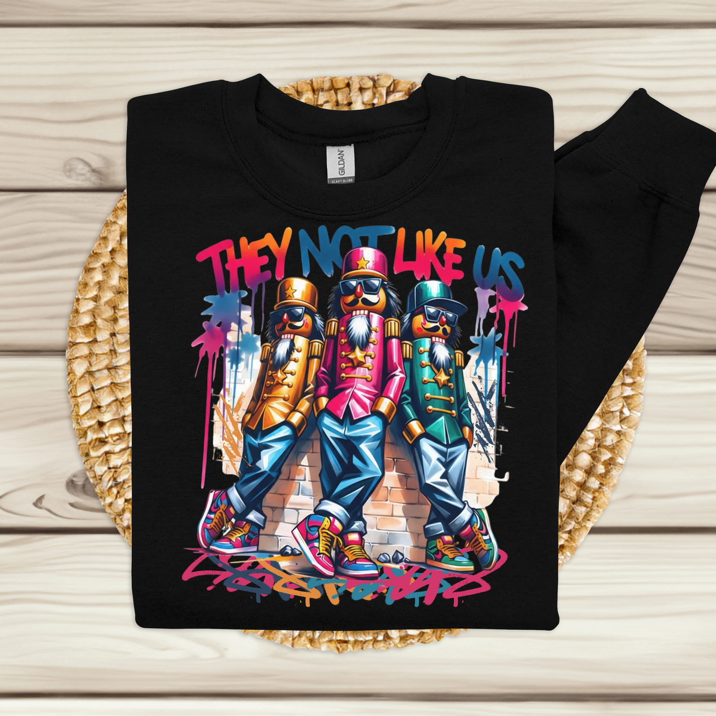 Black Nutcrackers Christmas Sweater - They Not Like Us African American Nutcrackers Sweater