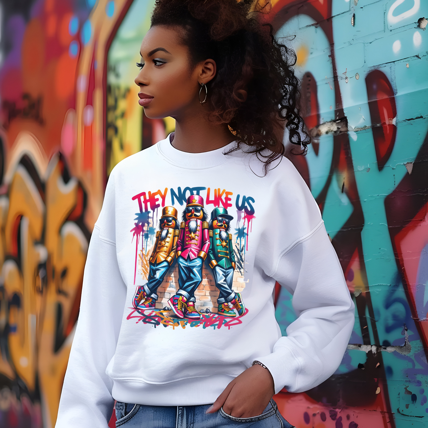 Black Nutcrackers Christmas Sweater - They Not Like Us African American Nutcrackers Sweater