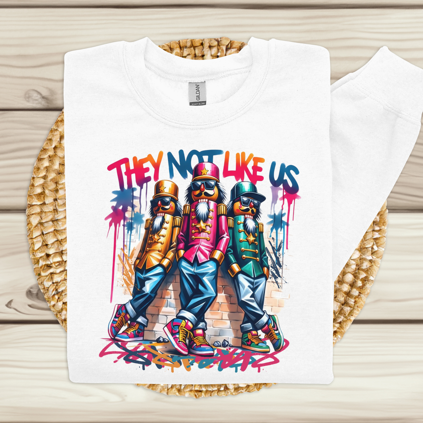 Black Nutcrackers Christmas Sweater - They Not Like Us African American Nutcrackers Sweater