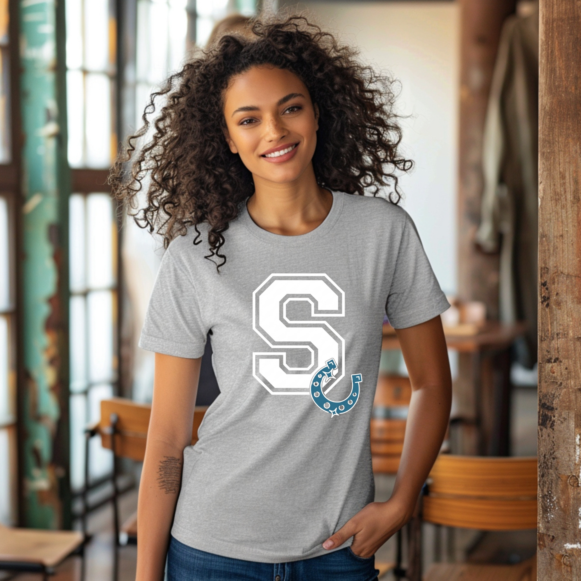 Stallions School Spirit Shirt - Classic Stallions Mascot Tee
