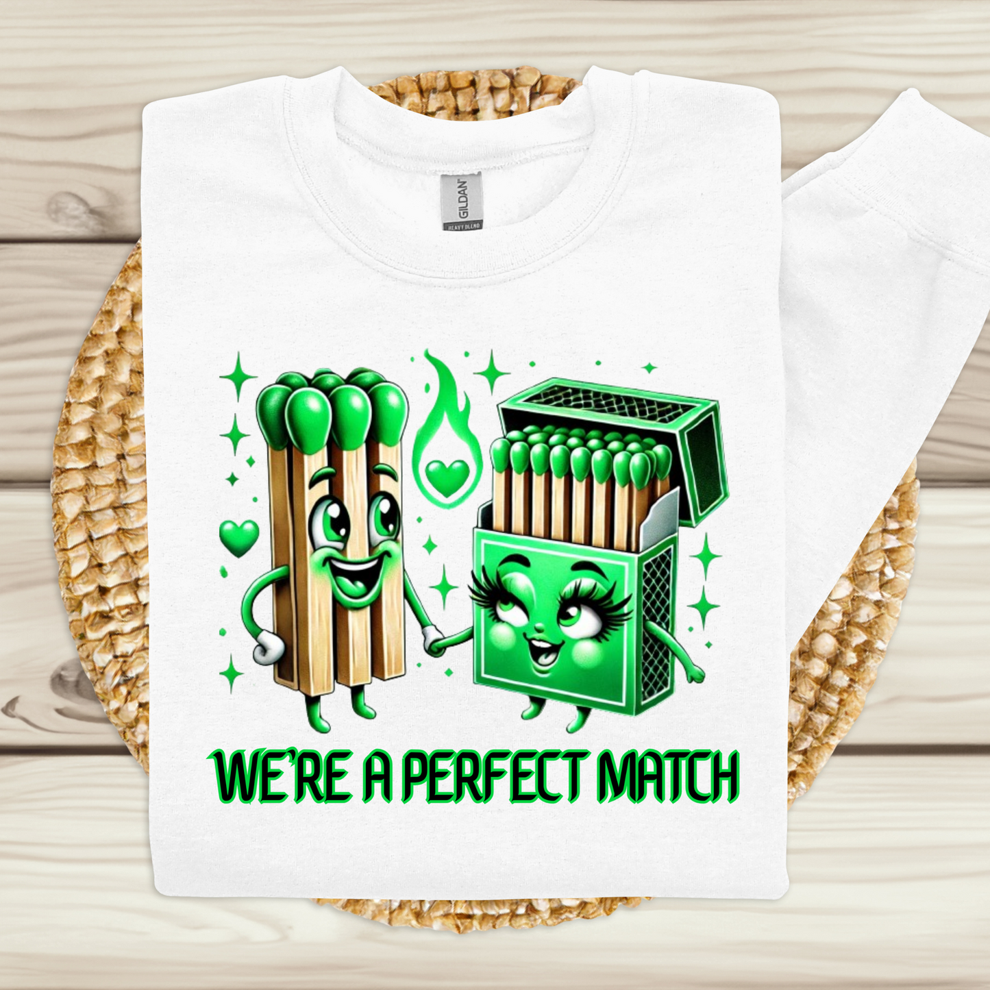 Couples Matching Sweater - We're a Perfect Match Fun Sweatshirts