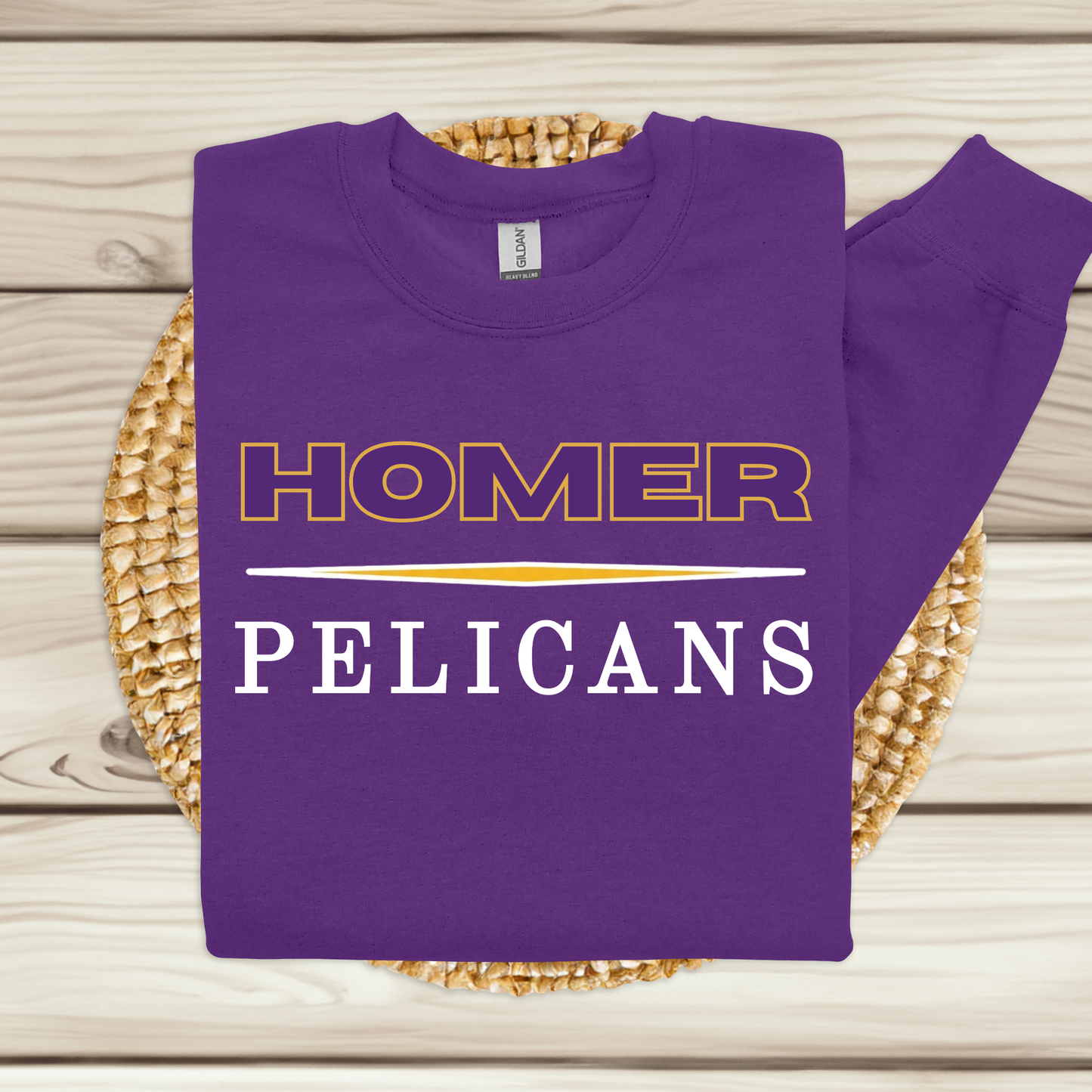 HOMER Pelicans School Spirit Shirt | Teacher, Student & District Family Apparel