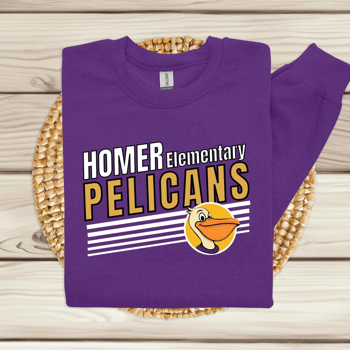Pelicans Spirit Wear - Homer Elementary School Pelican Unisex Shirt
