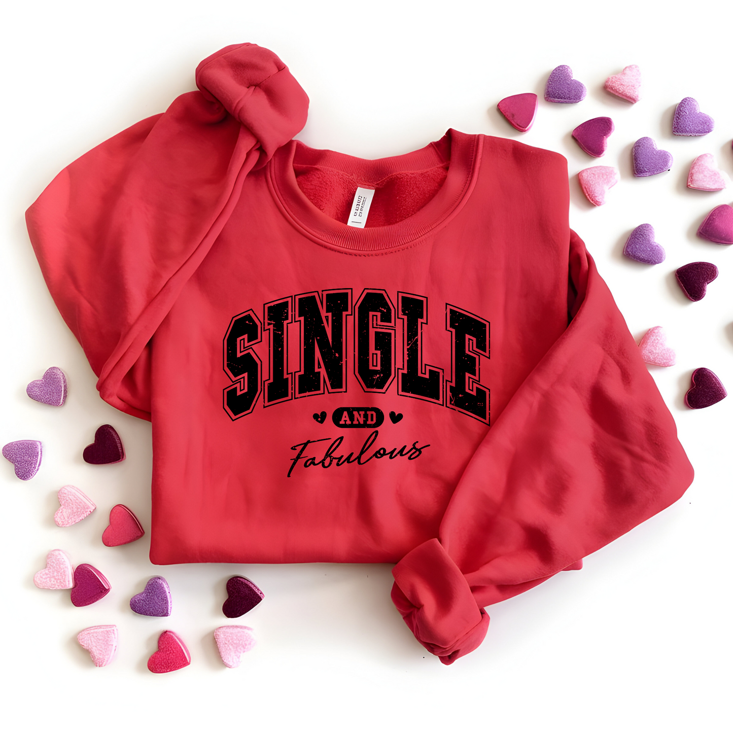 Women's Single and Fabulous Sweater - Bold and Cozy  embrace your single status with confidence and stylish in this heartfelt  single's sweater