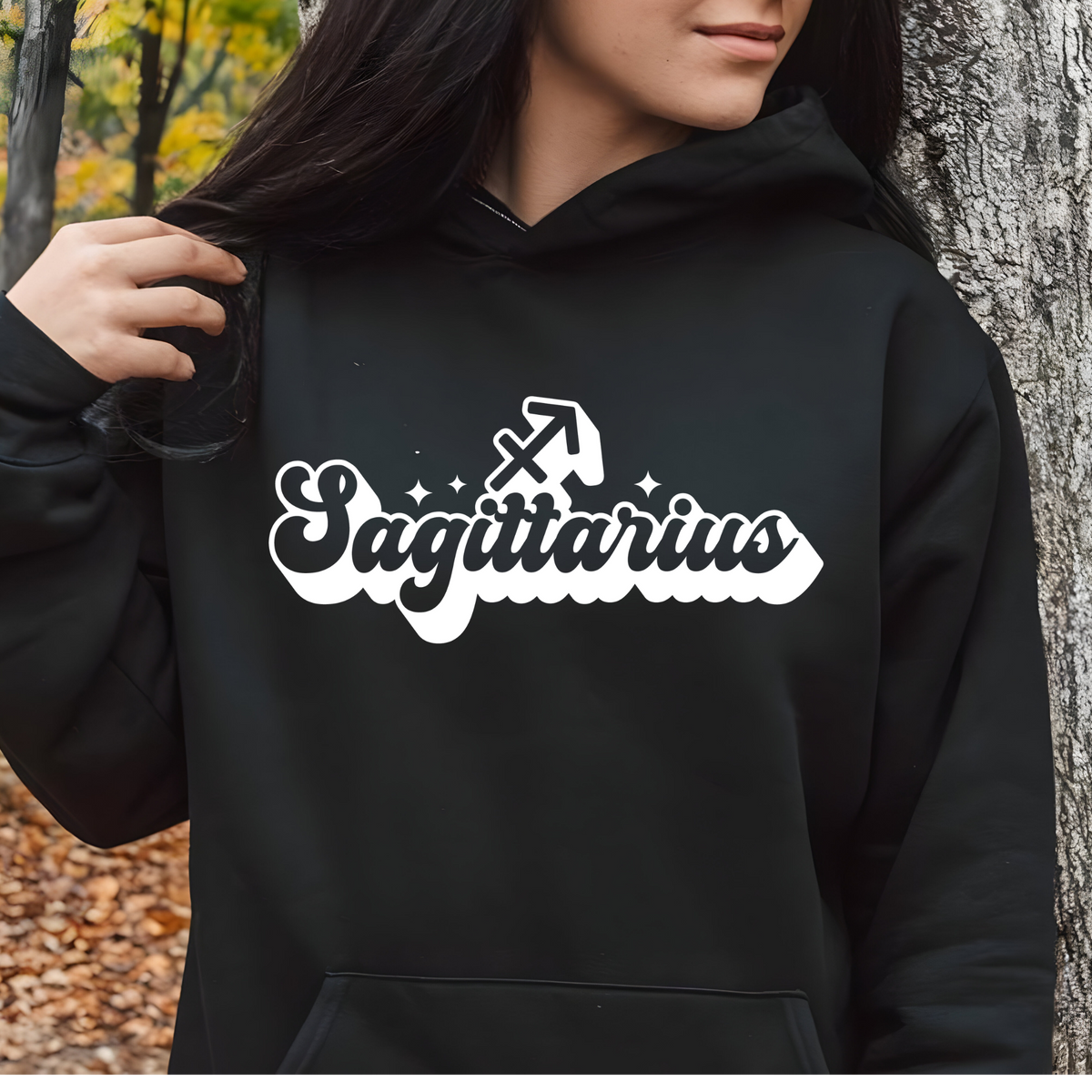 Sagittarius Zodiac Hoodie - Retro Sagittarius Horoscope Unisex Hoodie