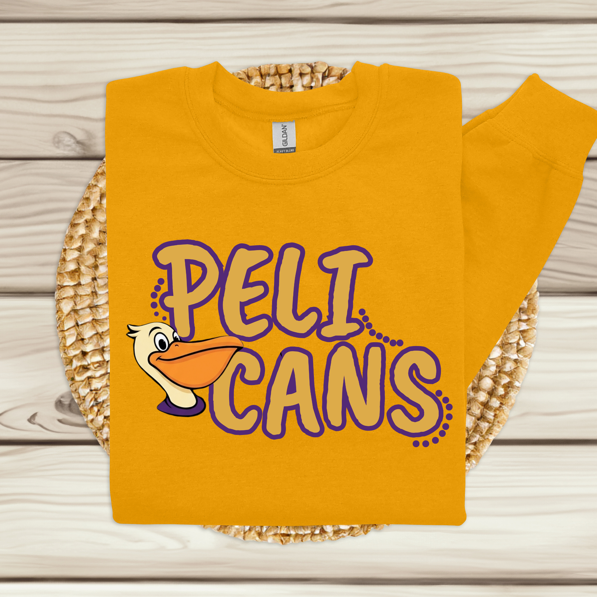 Official Mascot PELICANS Spirit Tee | Bold Graphic Apparel for Students, Teachers & Families