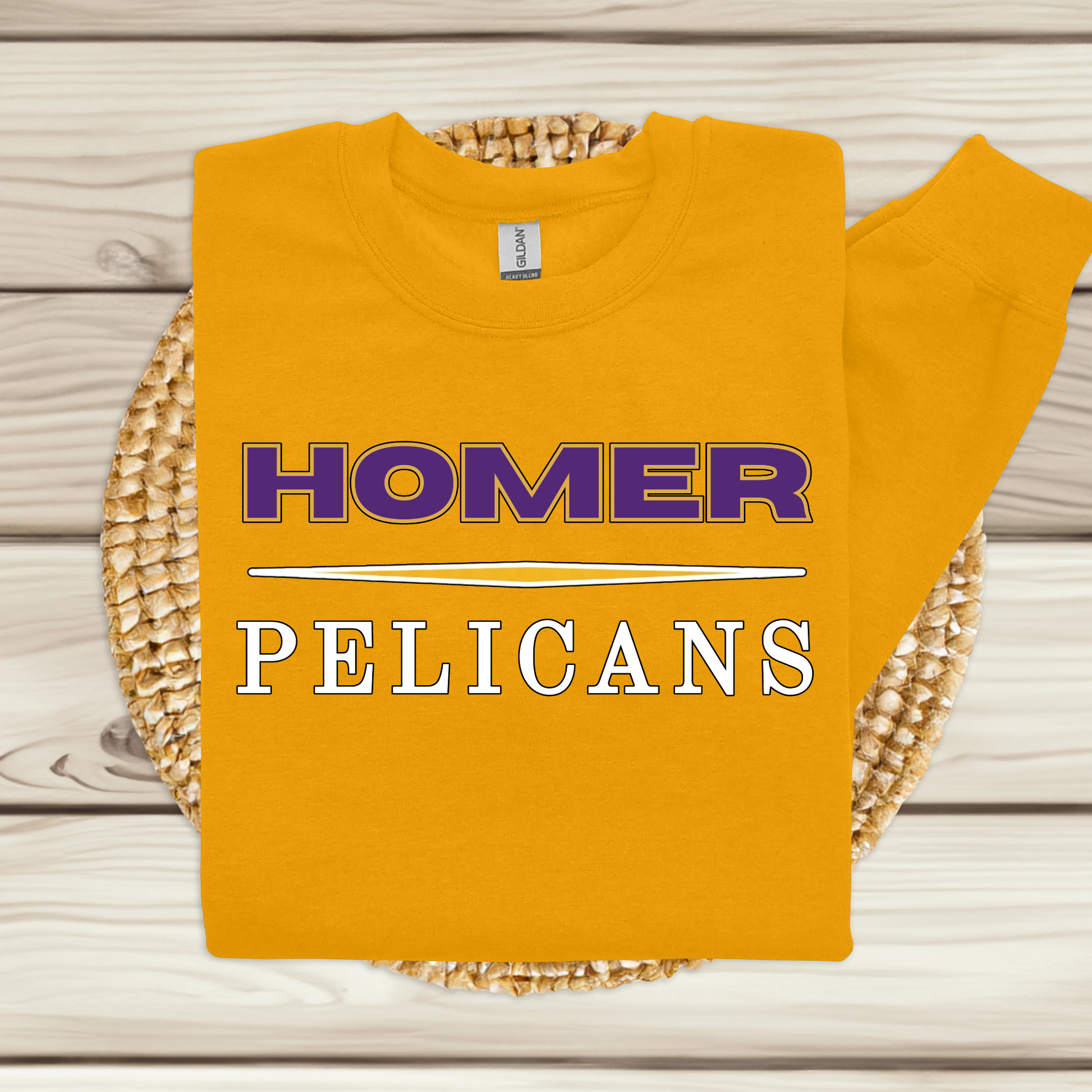 HOMER Pelicans School Spirit Shirt | Teacher, Student & District Family Apparel