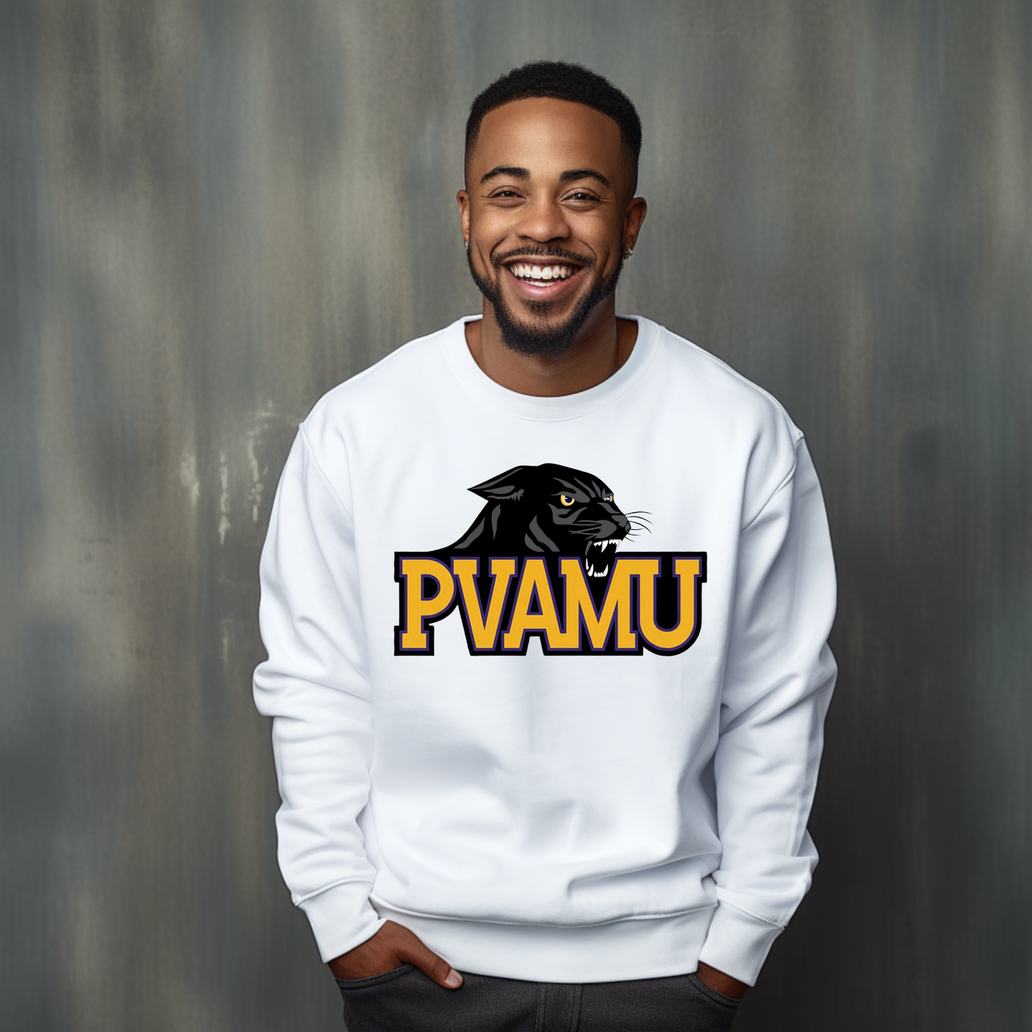 Prairie View Panthers T-shirt - PVAMU Panthers Mascot Purple & Gold HBCU Spirit Tee V2