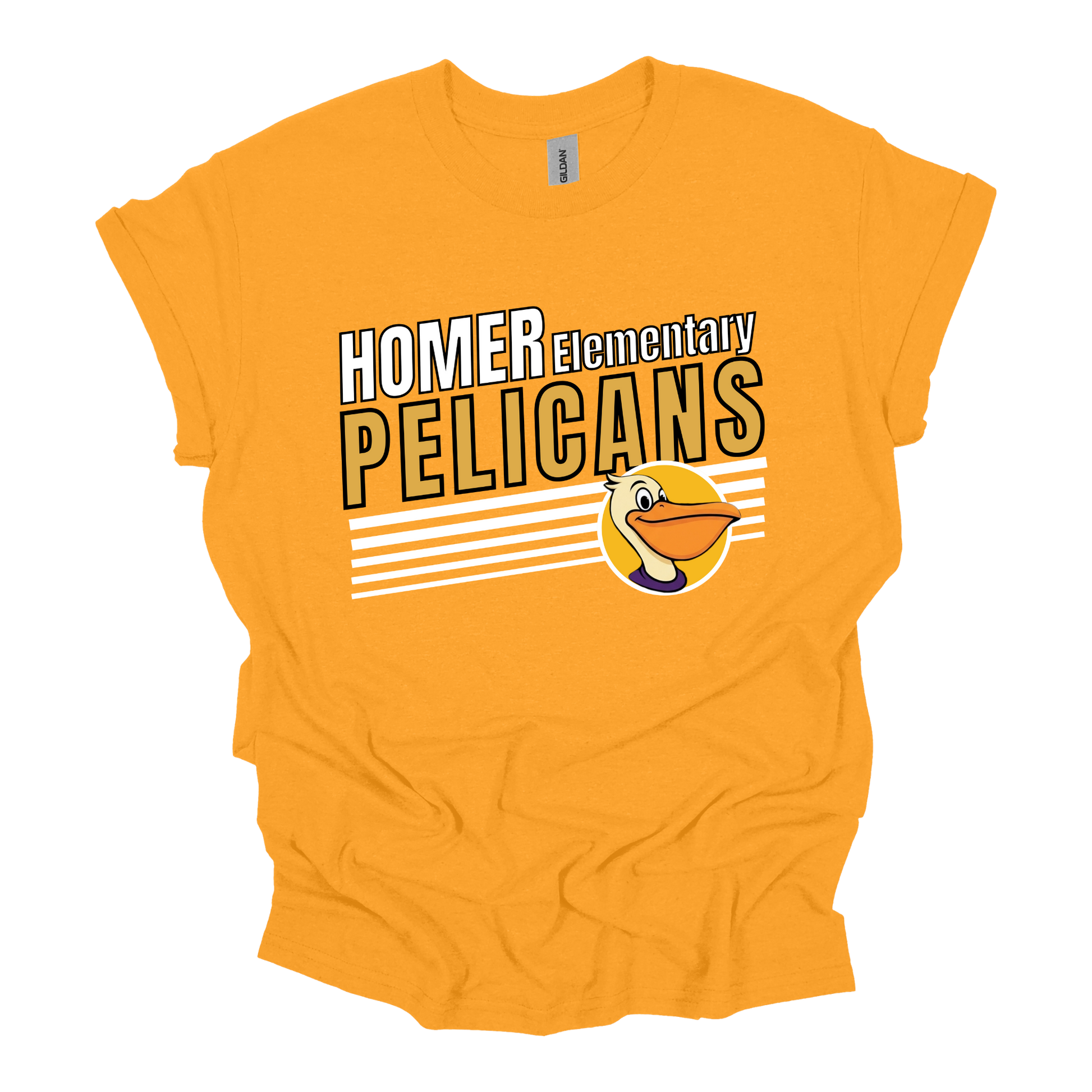 Pelicans Spirit Wear - Homer Elementary School Pelican Unisex Shirt