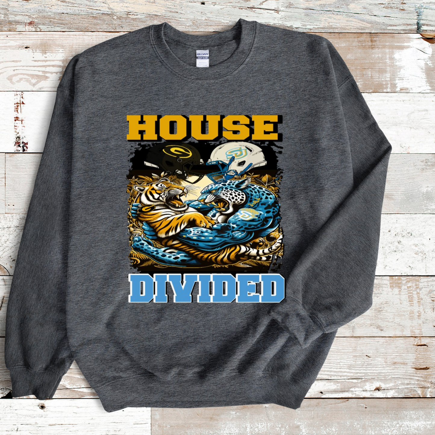 Bayou Classic House Divided: GSU Tigers vs. SU Jaguars Rivalry 2025 Sweatshirt