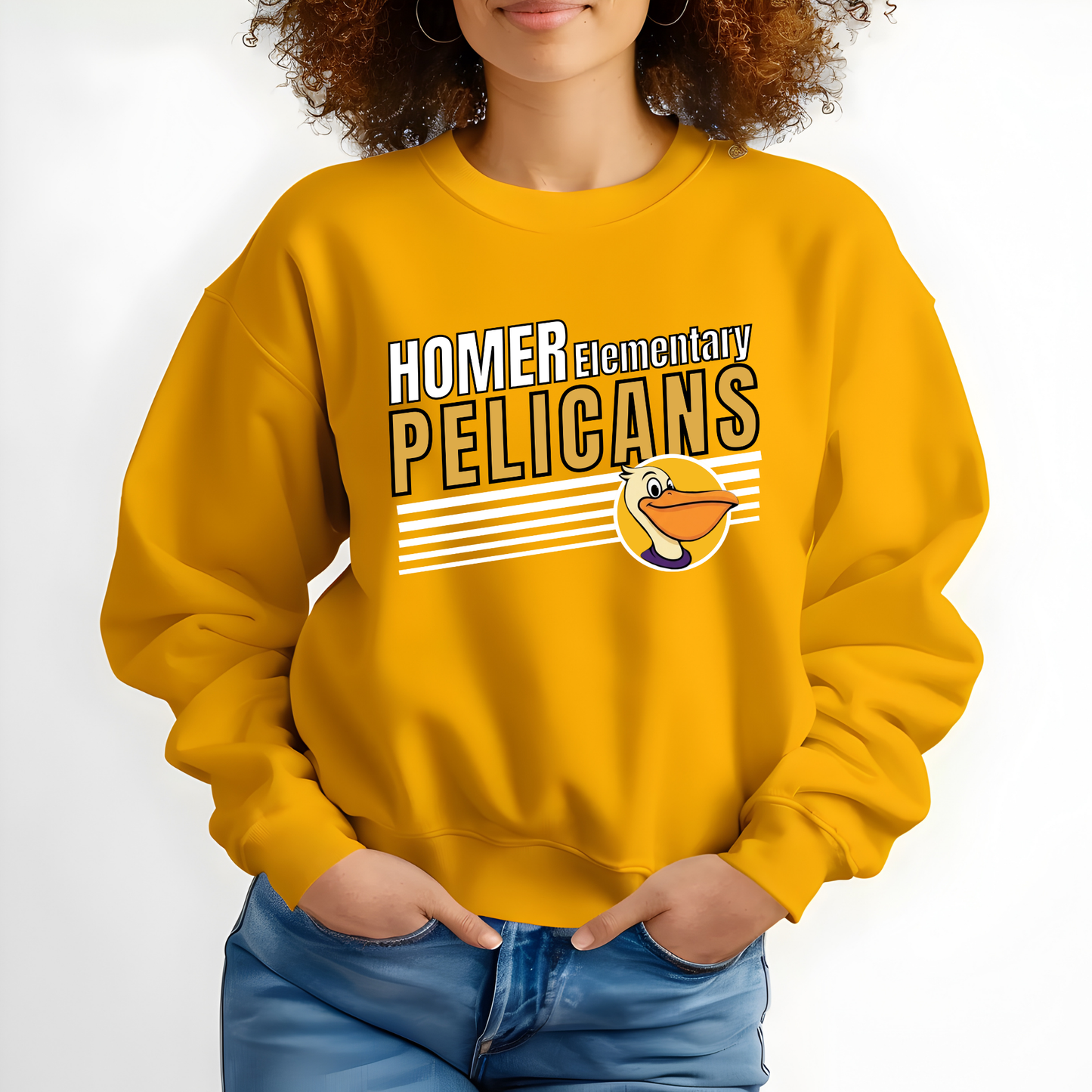 Pelicans Spirit Wear - Homer Elementary School Pelican Unisex Shirt