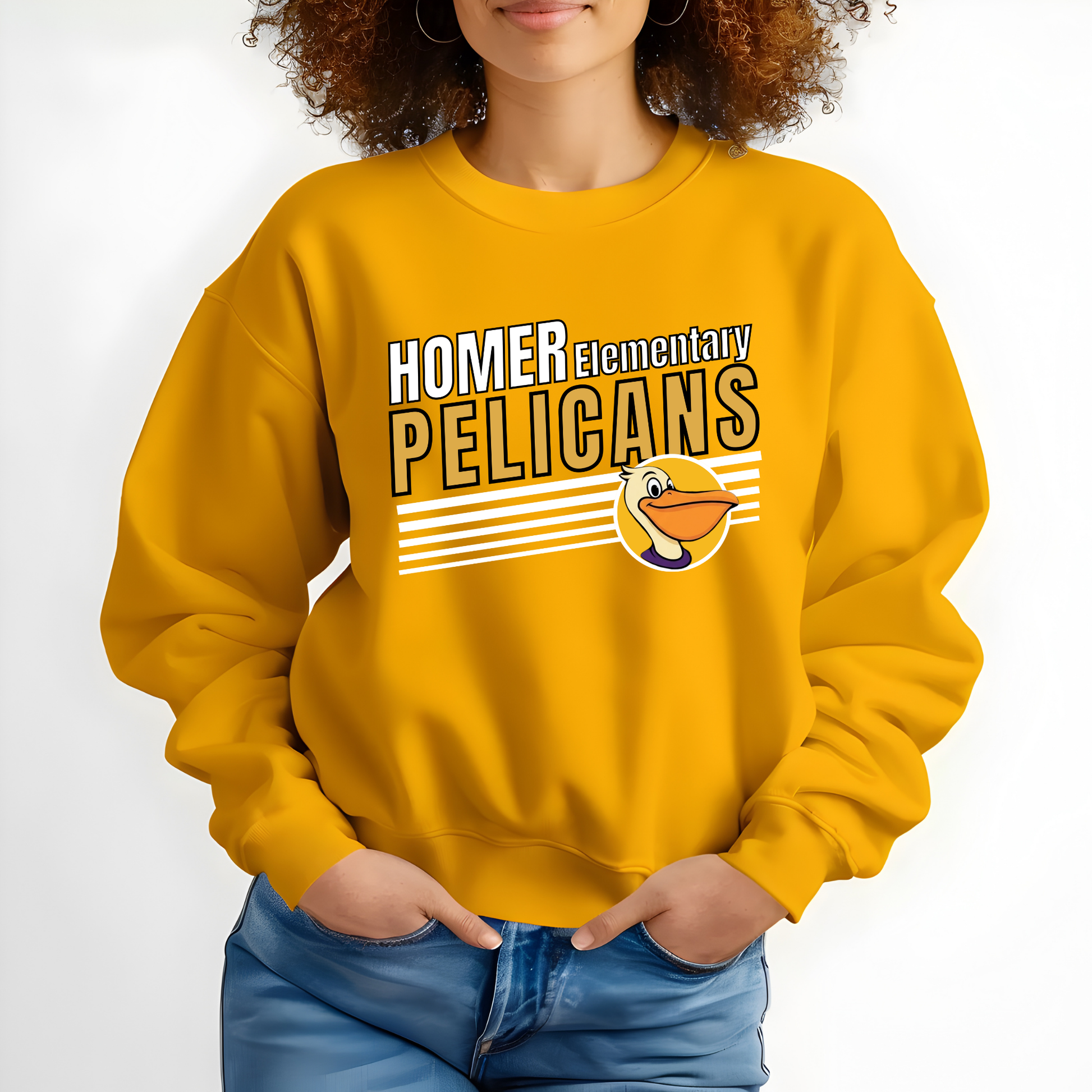 Pelicans Spirit Wear - Homer Elementary School Pelican Unisex Shirt