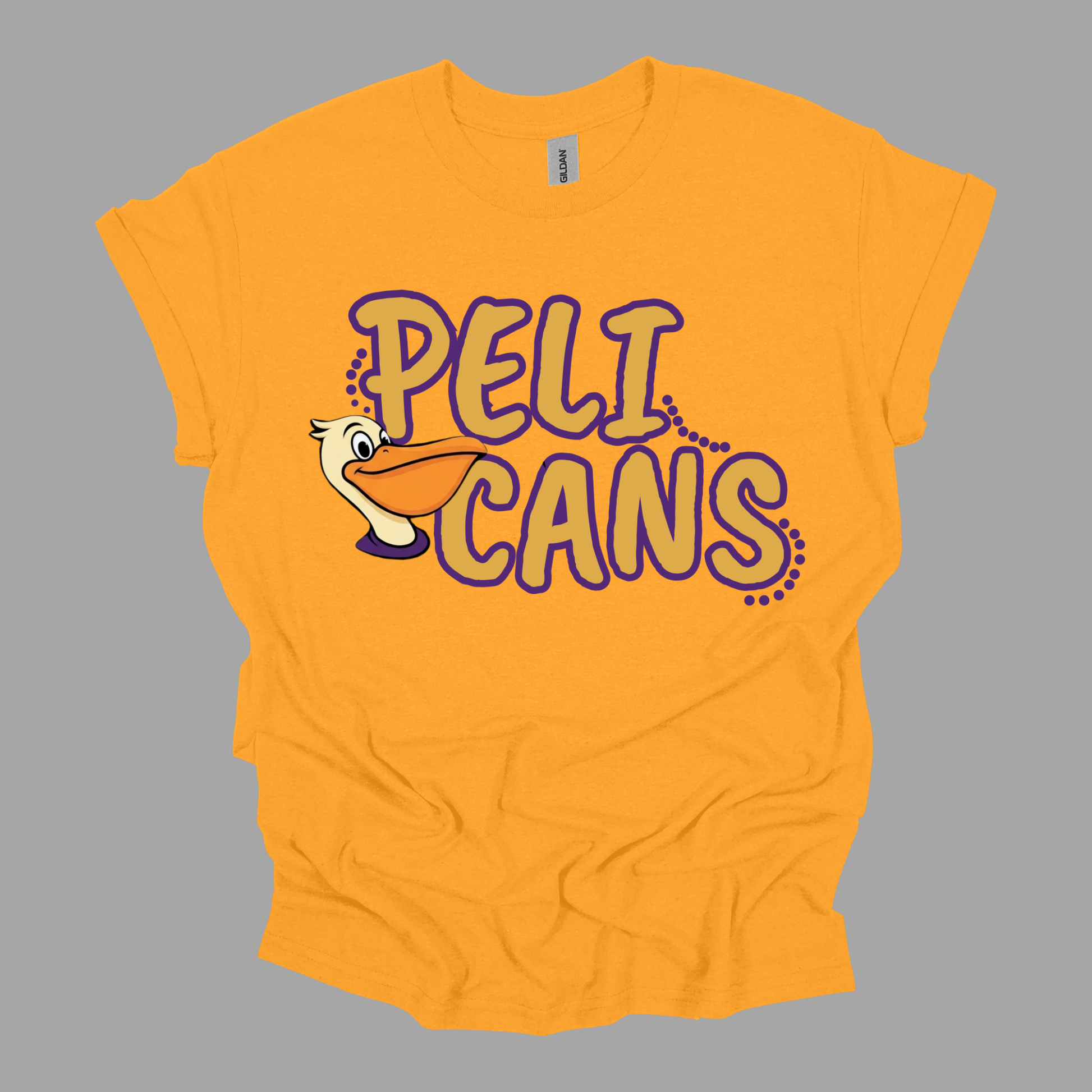Official Mascot PELICANS Spirit Tee | Bold Graphic Apparel for Students, Teachers & Families