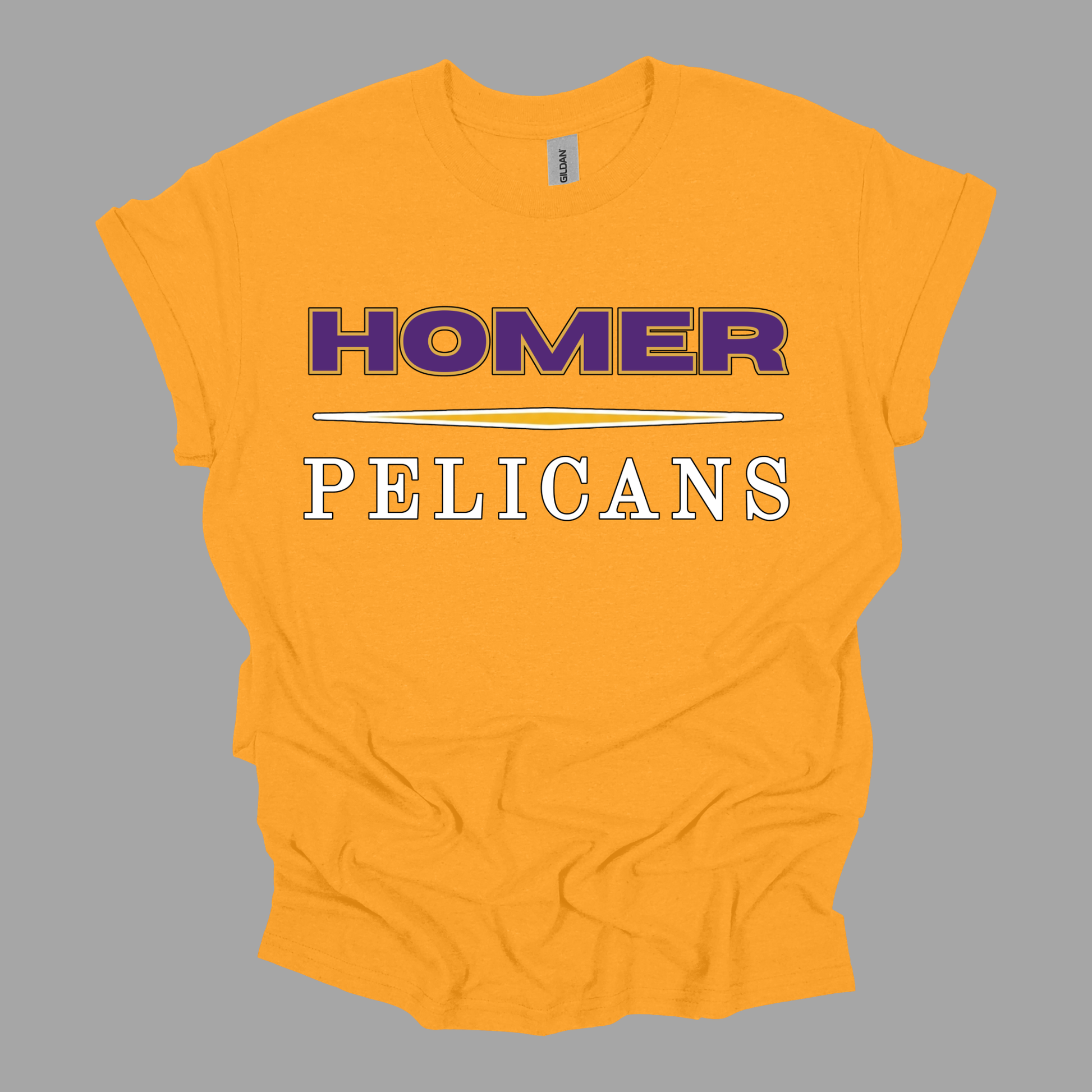 HOMER Pelicans School Spirit Shirt | Teacher, Student & District Family Apparel