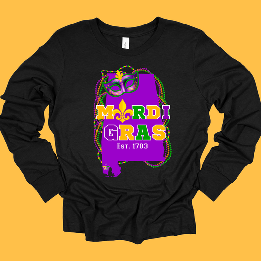 Mobile Mardi Gras Shirt & Hoodie - The Home of Mardi Gras 1703 Shirt/Hoodie