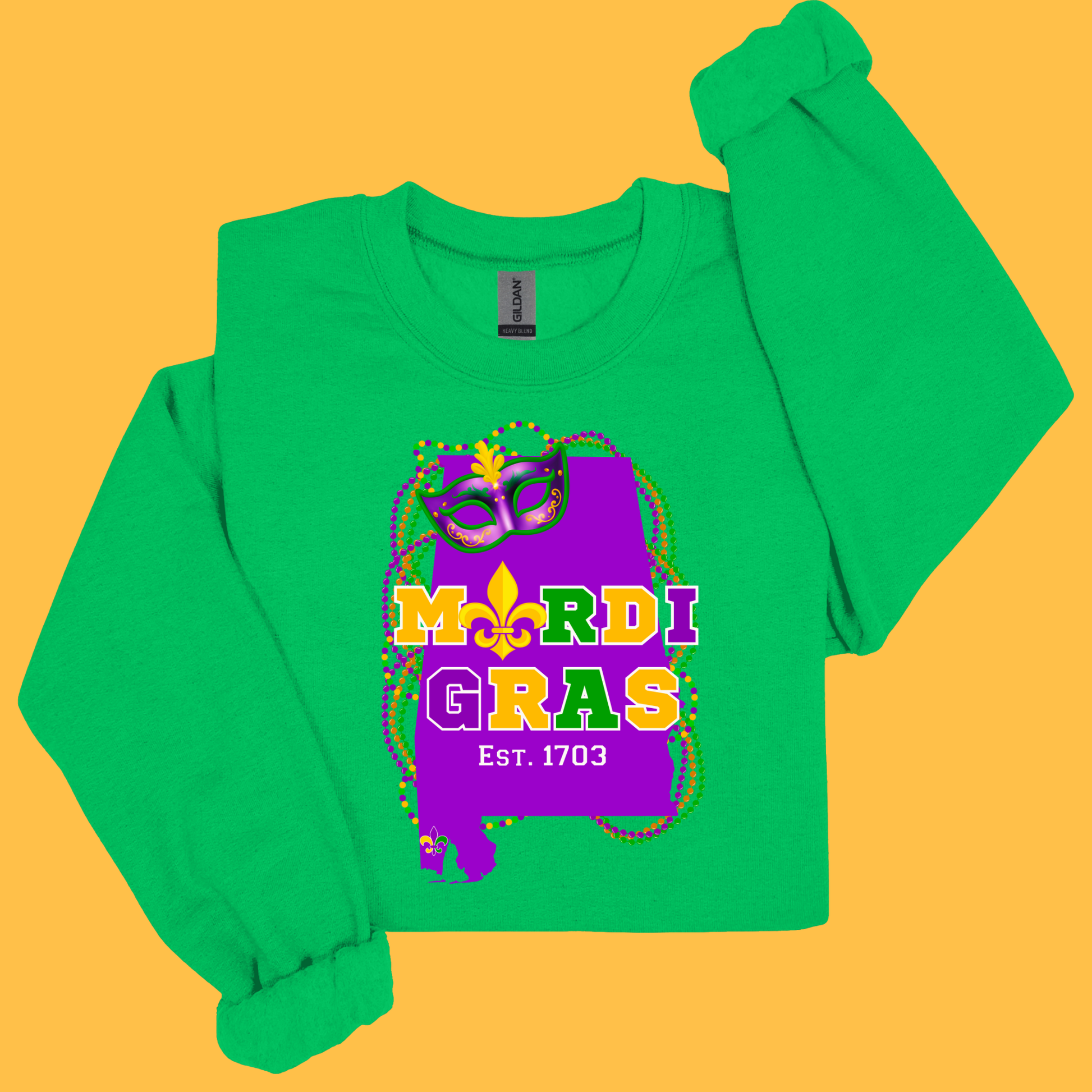 Mobile Mardi Gras Shirt & Hoodie - The Home of Mardi Gras 1703 Shirt/Hoodie
