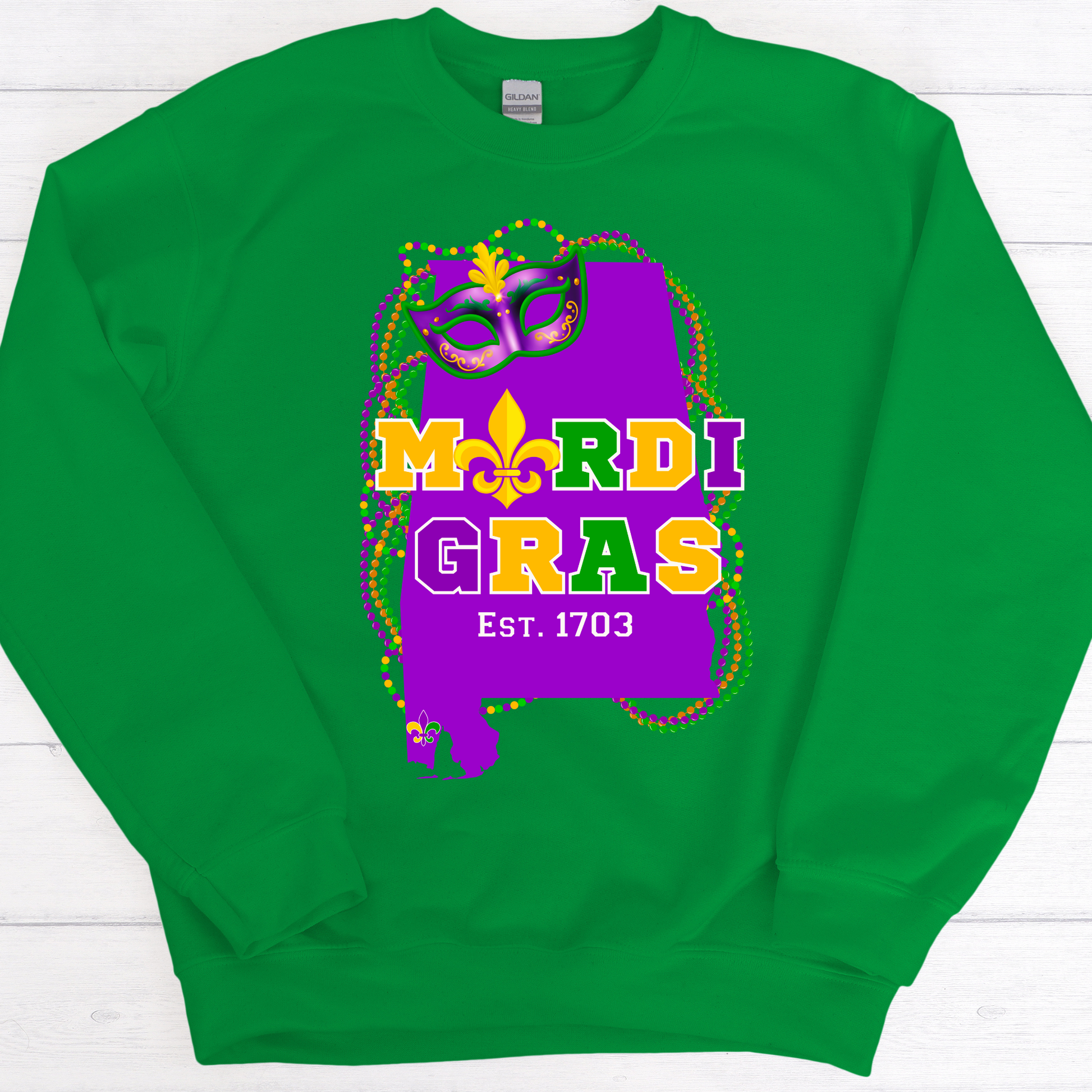 Mobile Mardi Gras Shirt & Hoodie - The Home of Mardi Gras 1703 Shirt/Hoodie