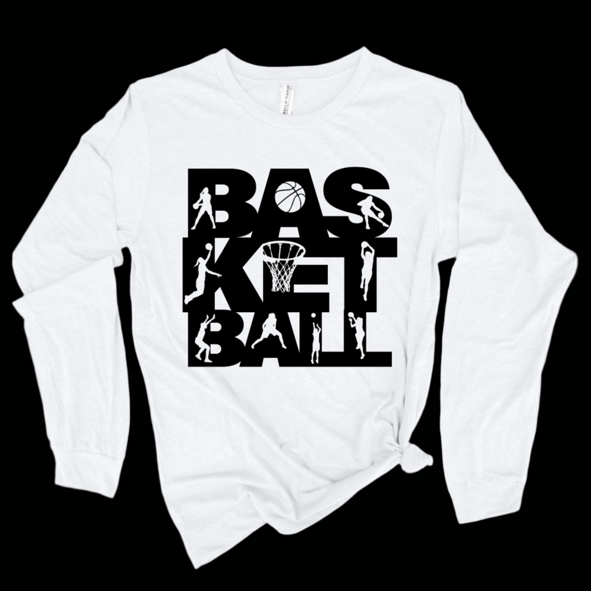 Basketball Ballers Women's Long Sleeve T-Shirt - Basketball Hoops Fanatics Shirt