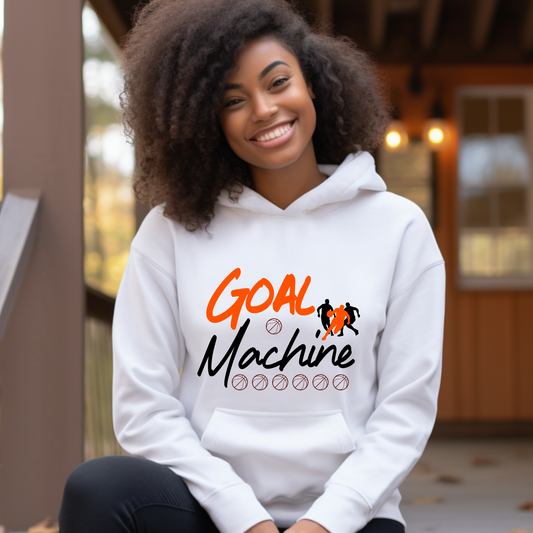Basketball Team Hoodie: "Goal Machine"  Basketball Ballers