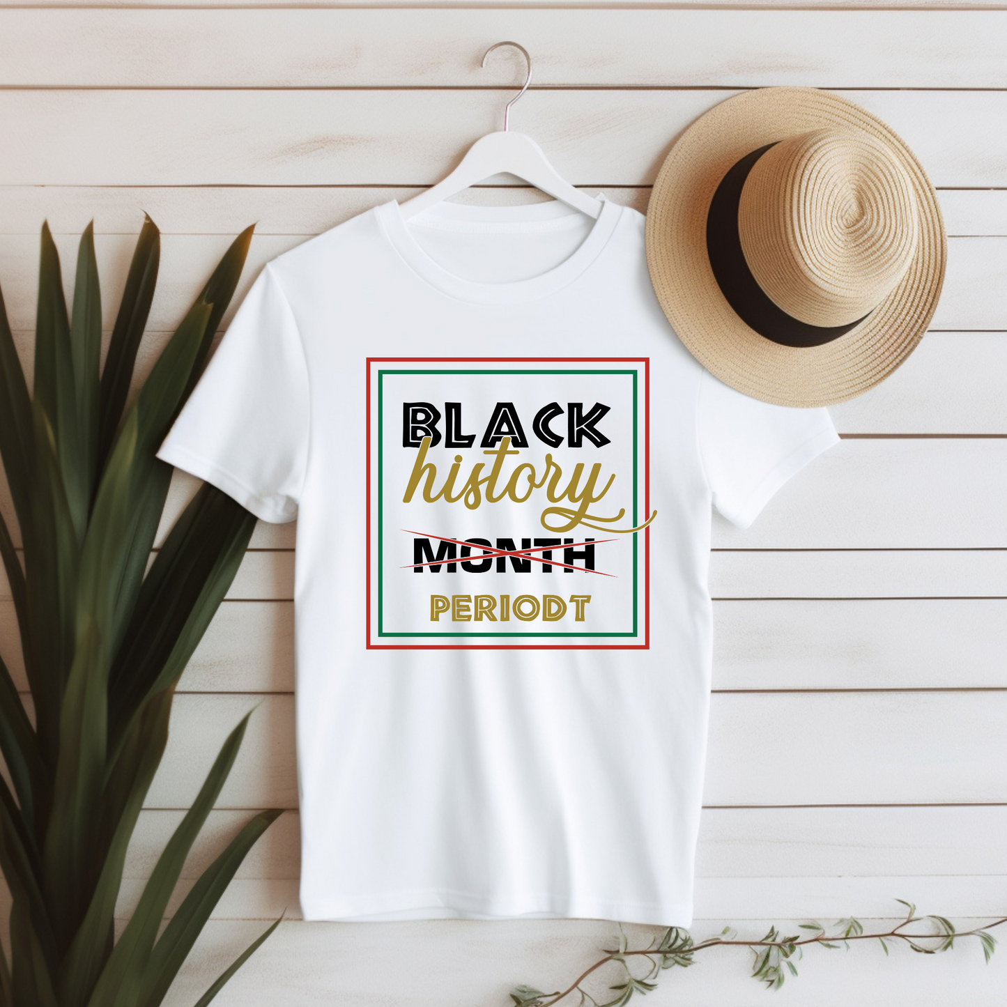 Black Woman wearing white shirt to celebrate black history for African American heritage wear to support proud black history and faith celebrations