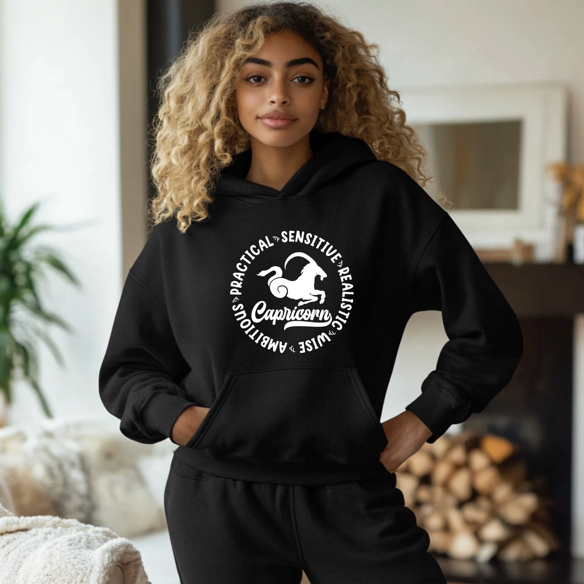Capricorn Zodiac Shirt - Astrology Apparel, Crewneck, Long Sleeve, and Hoodie