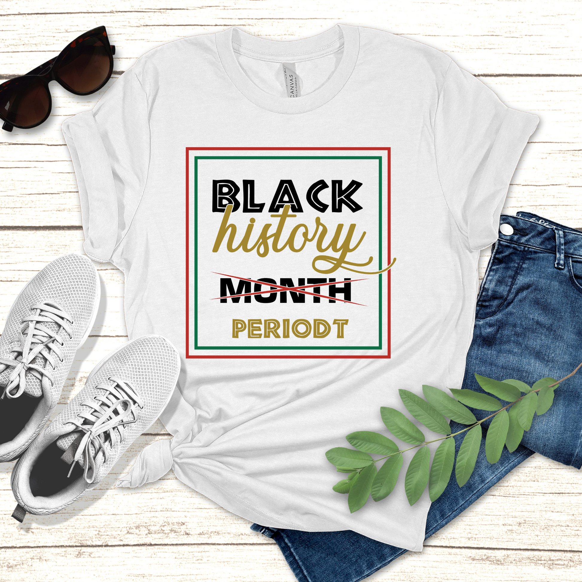 Black Woman wearing white shirt to celebrate black history for African American heritage wear to support black history parades 