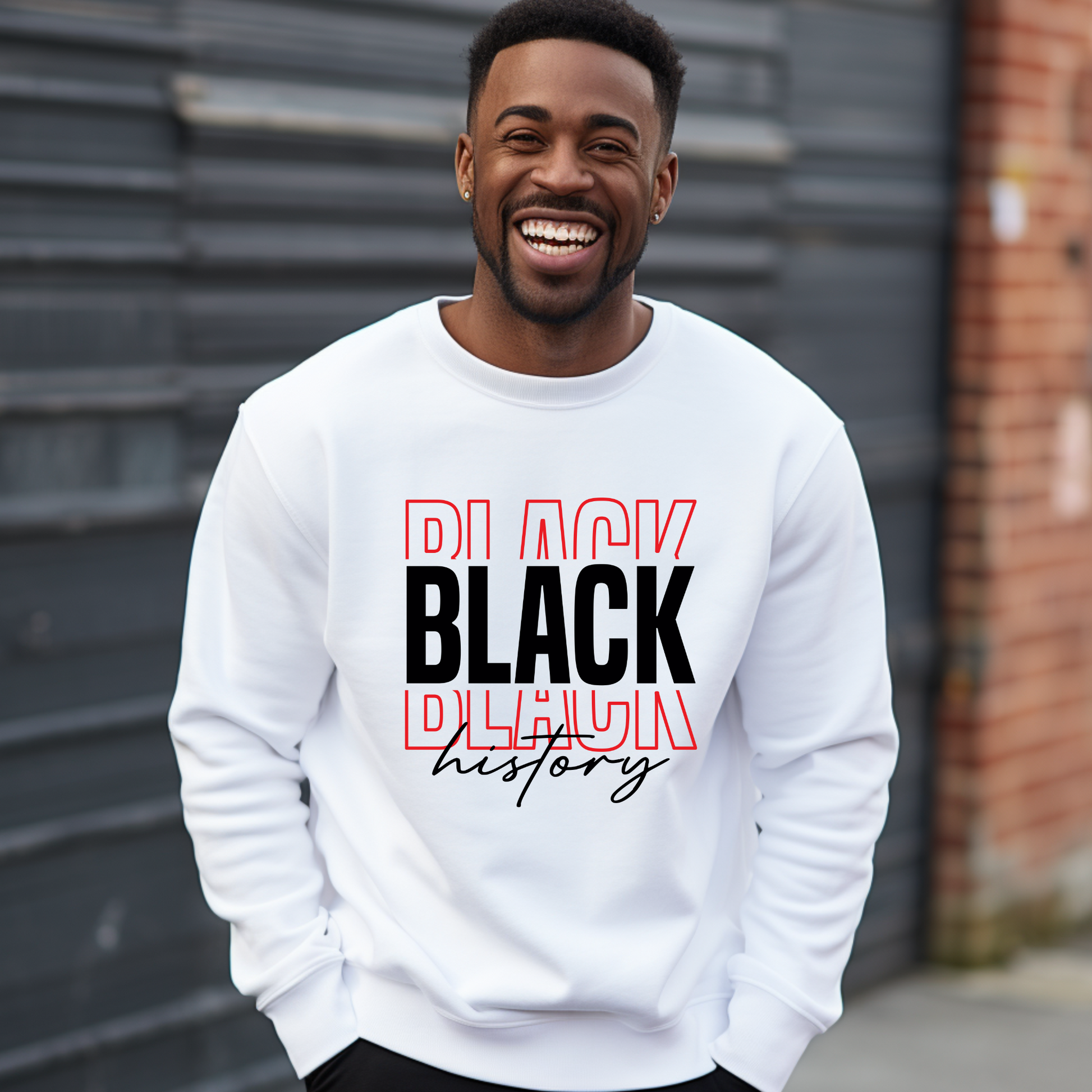 Black History Unisex Sweatshirt showing cultural pride year-round sweater