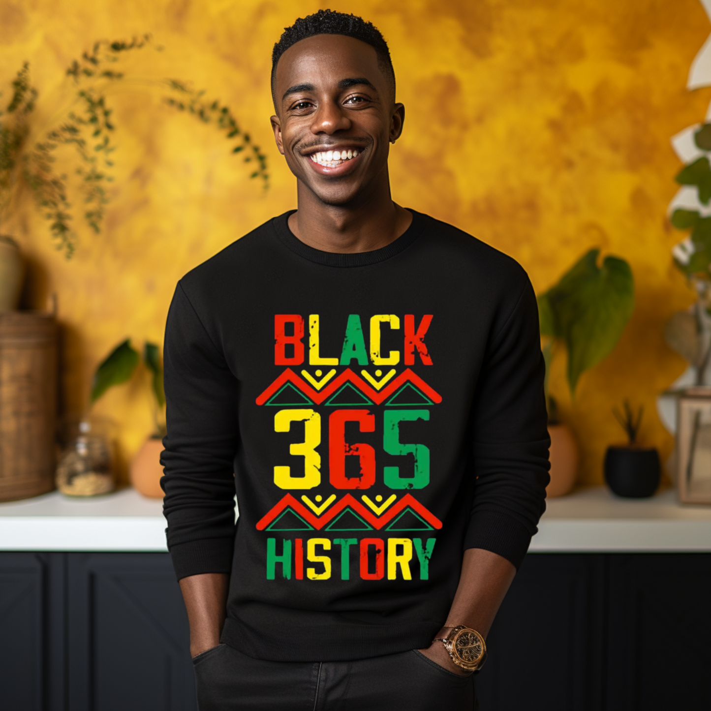 Black History Every Day Year Round Cultural Pride Black 365 History Black Unisex Sweatshirt Sweater