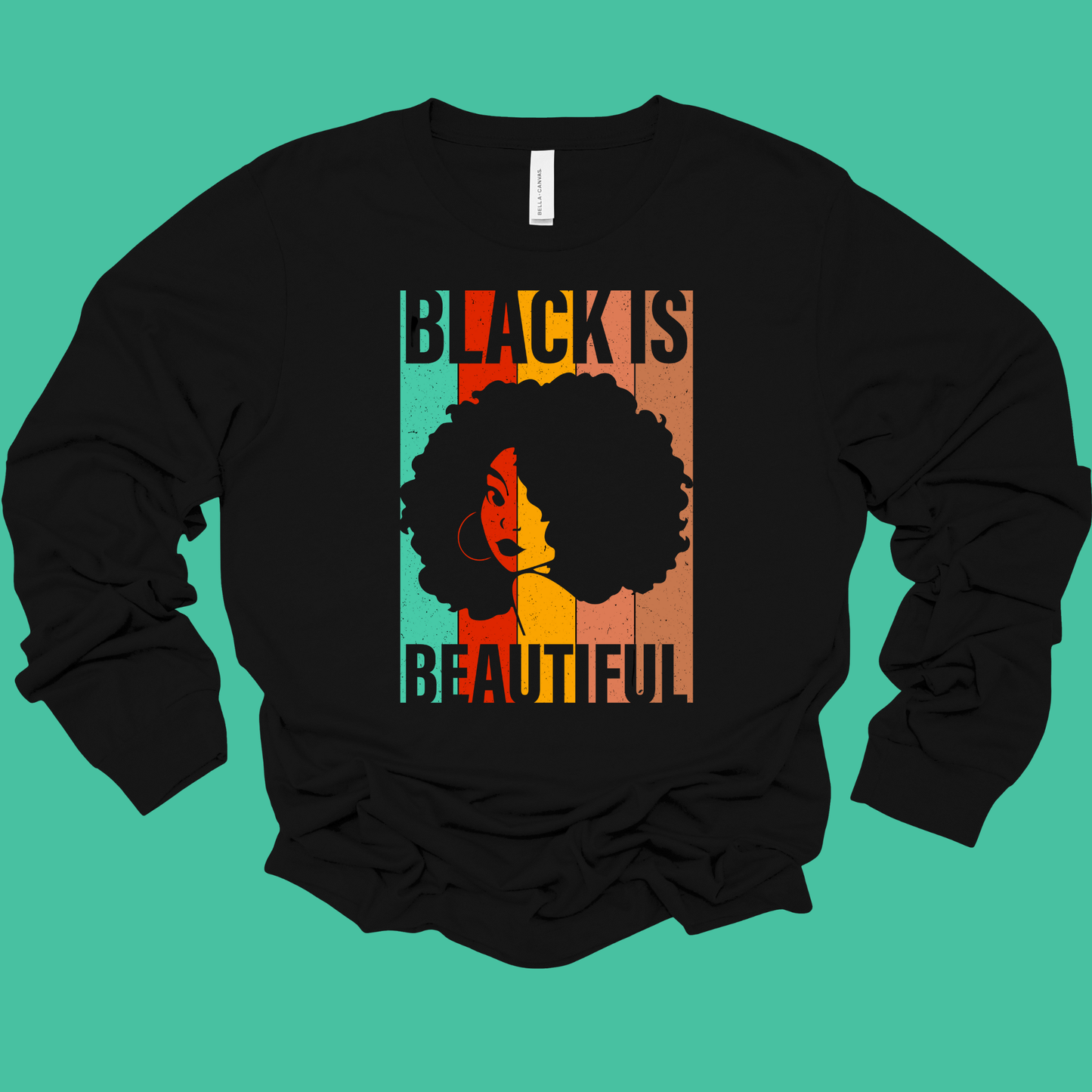 Black History Shirt - Woman's BLACK IS BEAUTIFUL Pride & Soulful Hoodie