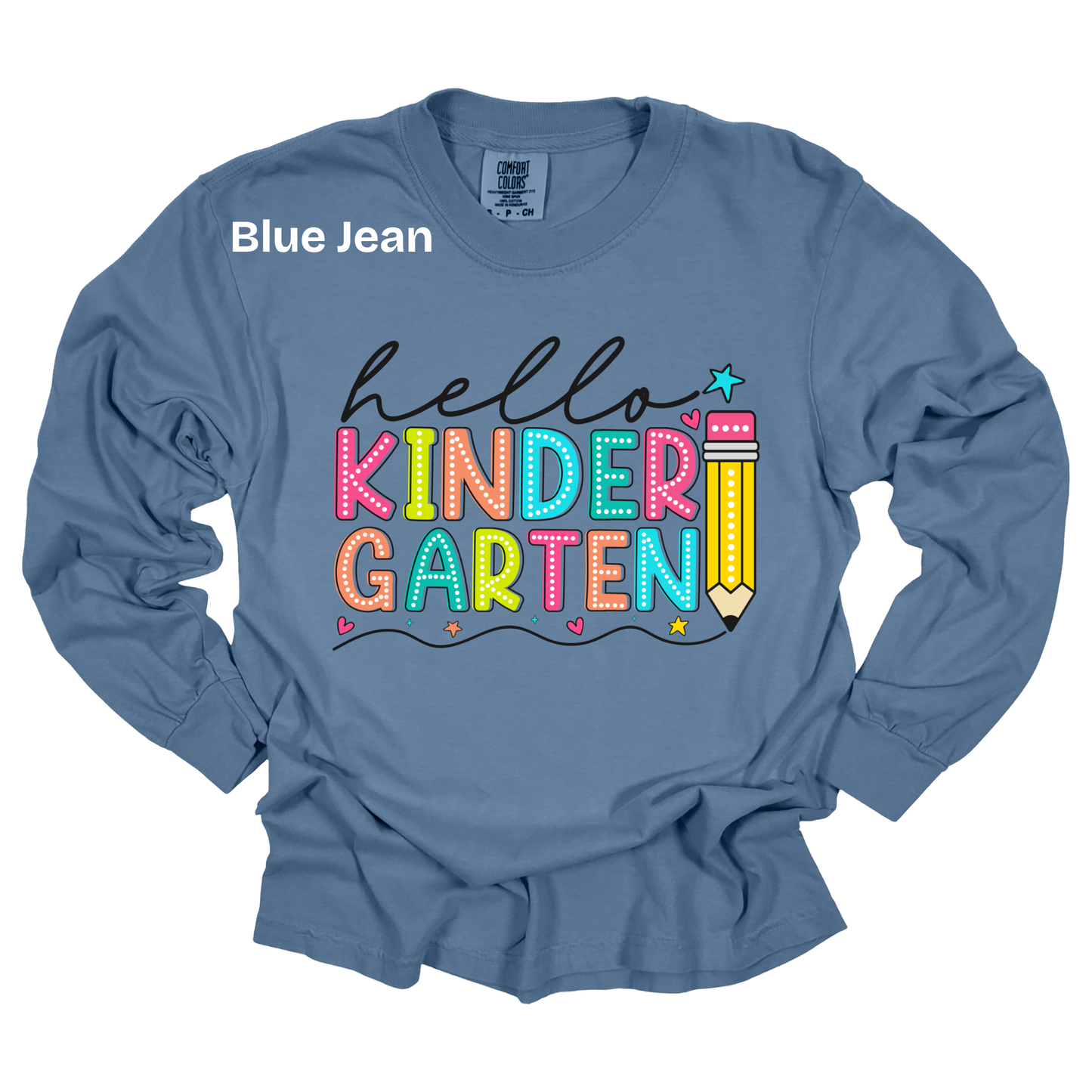 Teacher Spirit Apparel - Hello (Grade Level) - T-Shirt & Sweater (Comfort Colors)