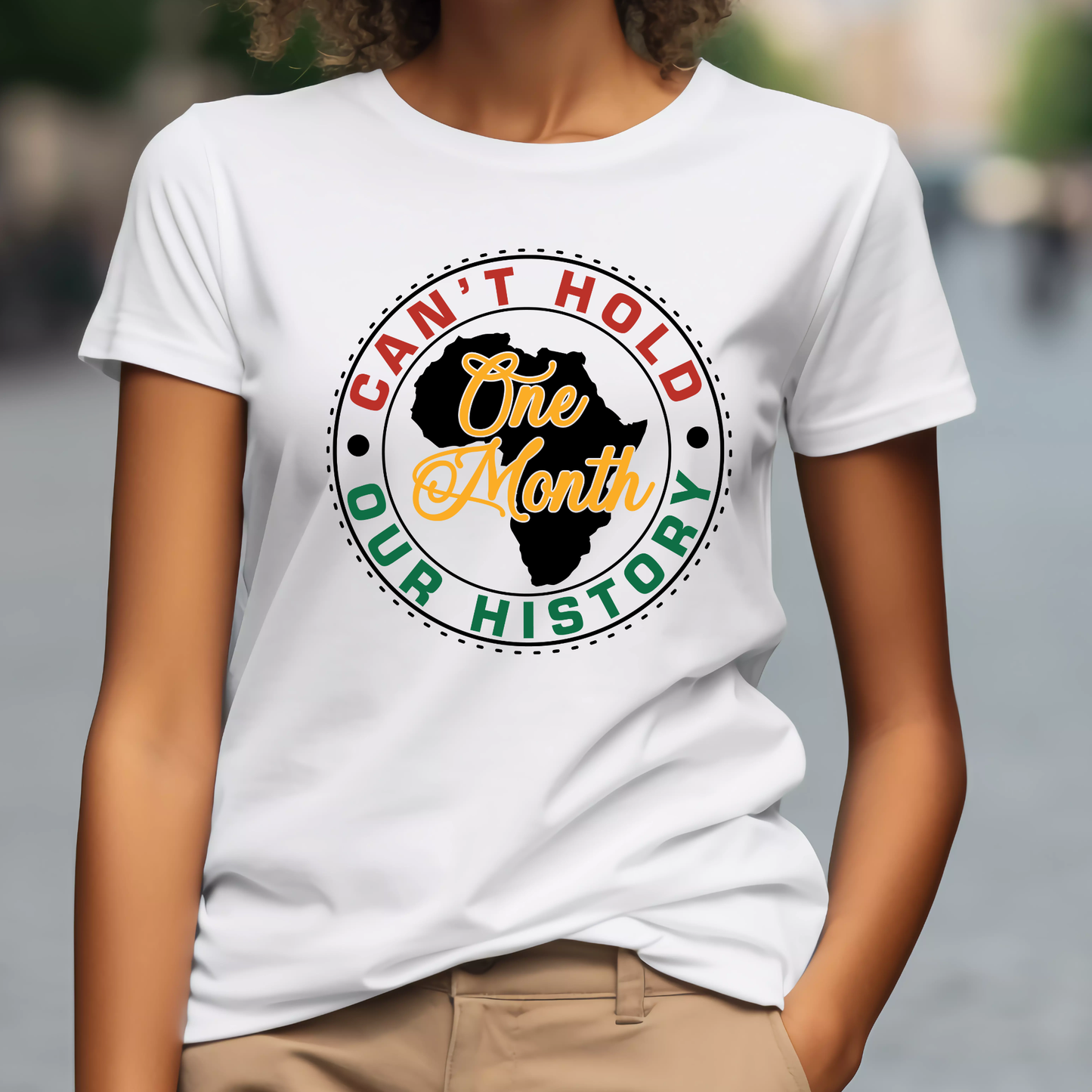 Black History Sweater "Black History One Month Can't Hold Our History" Unisex Warm Sweatshirt