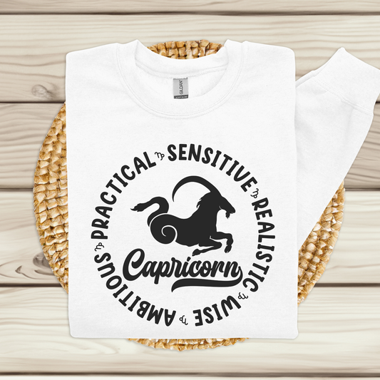 Capricorn Sweatshirt - Cozy and Stylish Zodiac Sweater