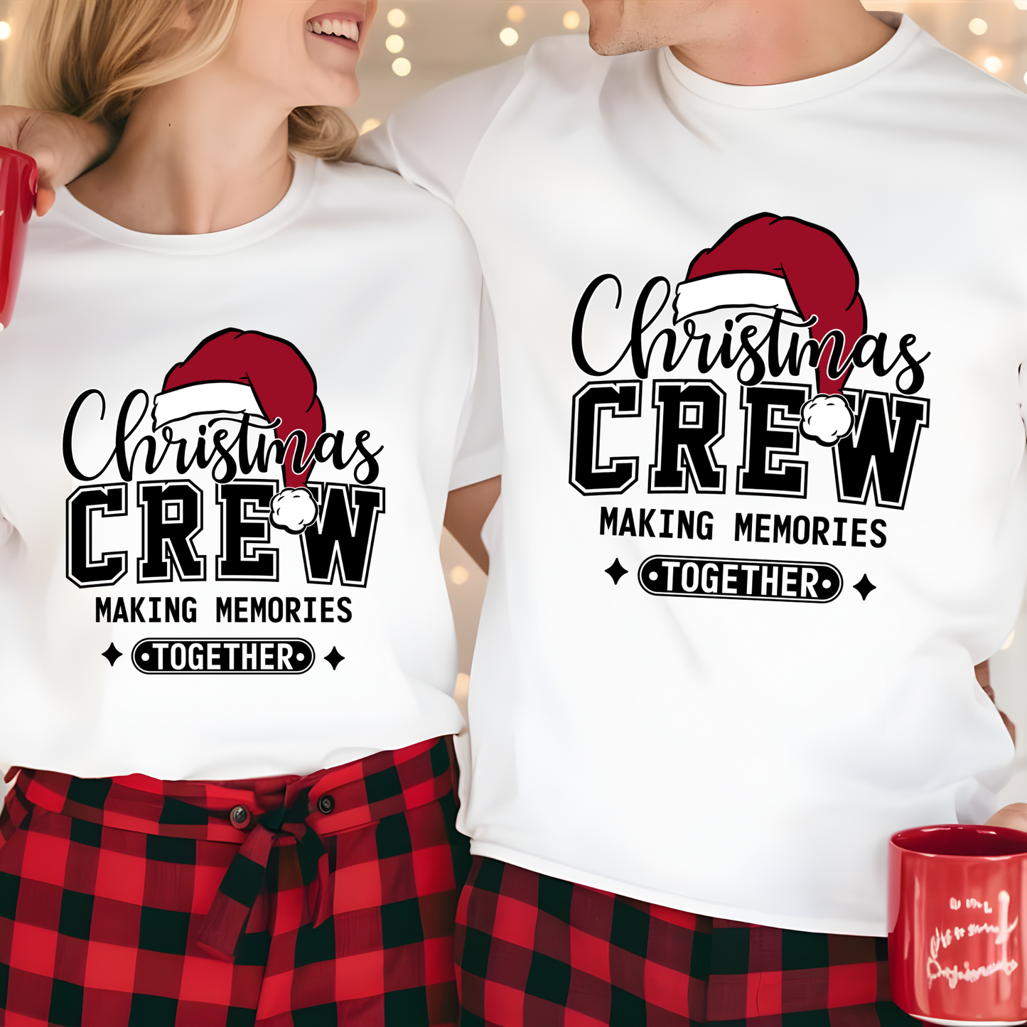 Matching Christmas Crew Family Sweatshirts - Christmas Crew Making Memories: Matching Family Sweater