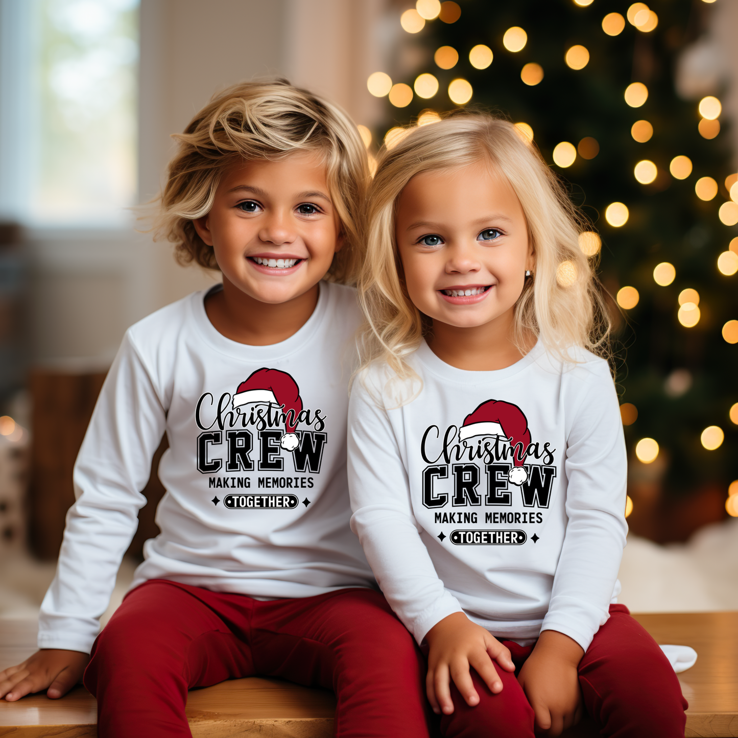 Matching Christmas Crew Family Sweatshirts - Christmas Crew Making Memories: Matching Family Sweater