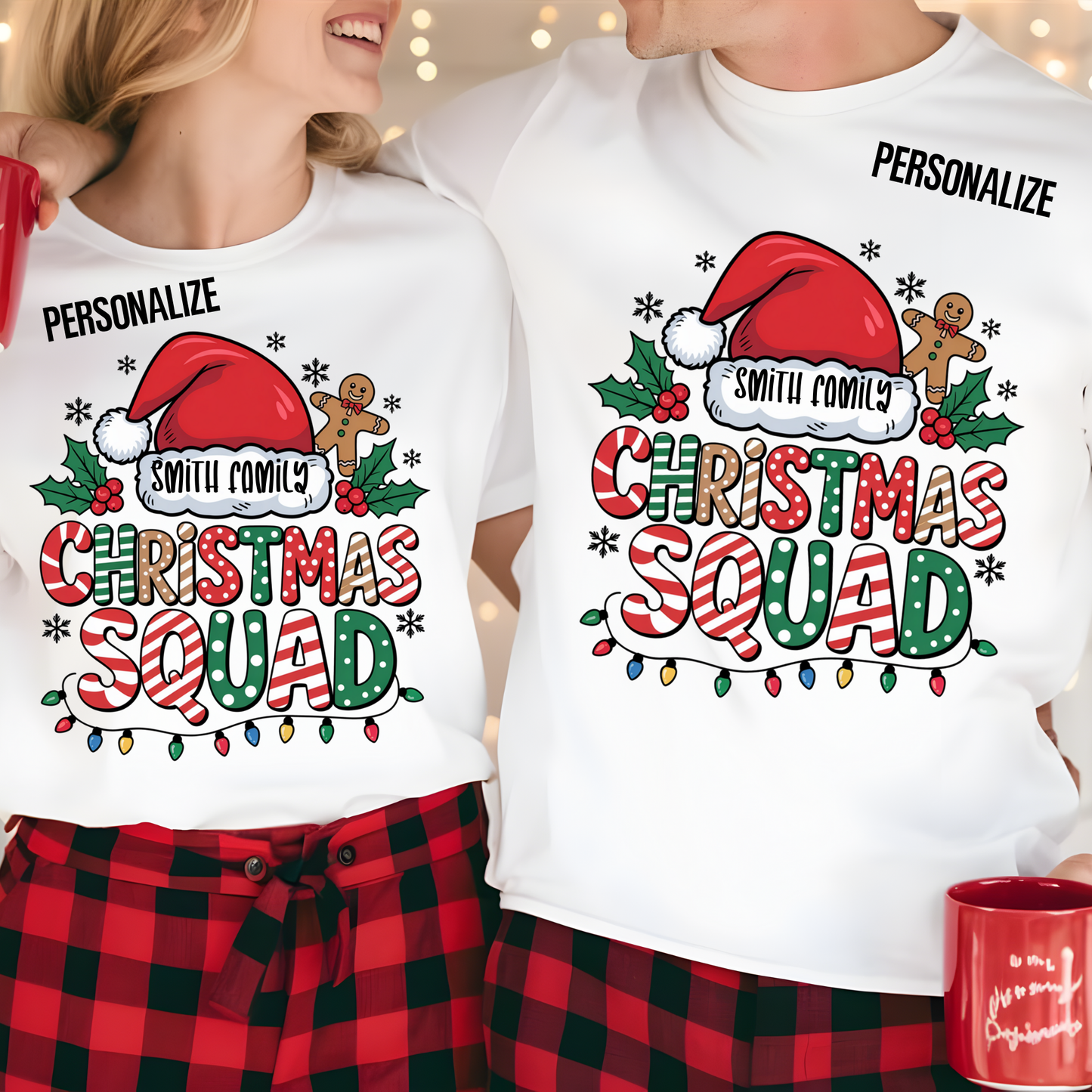 Matching Family Christmas Squad Shirt - Christmas Squad Family Matching T-Shirt