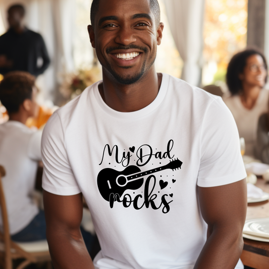Dad Shirt - My Dad Rocks – The Ultimate Father's Day Shirt for Cool Dads