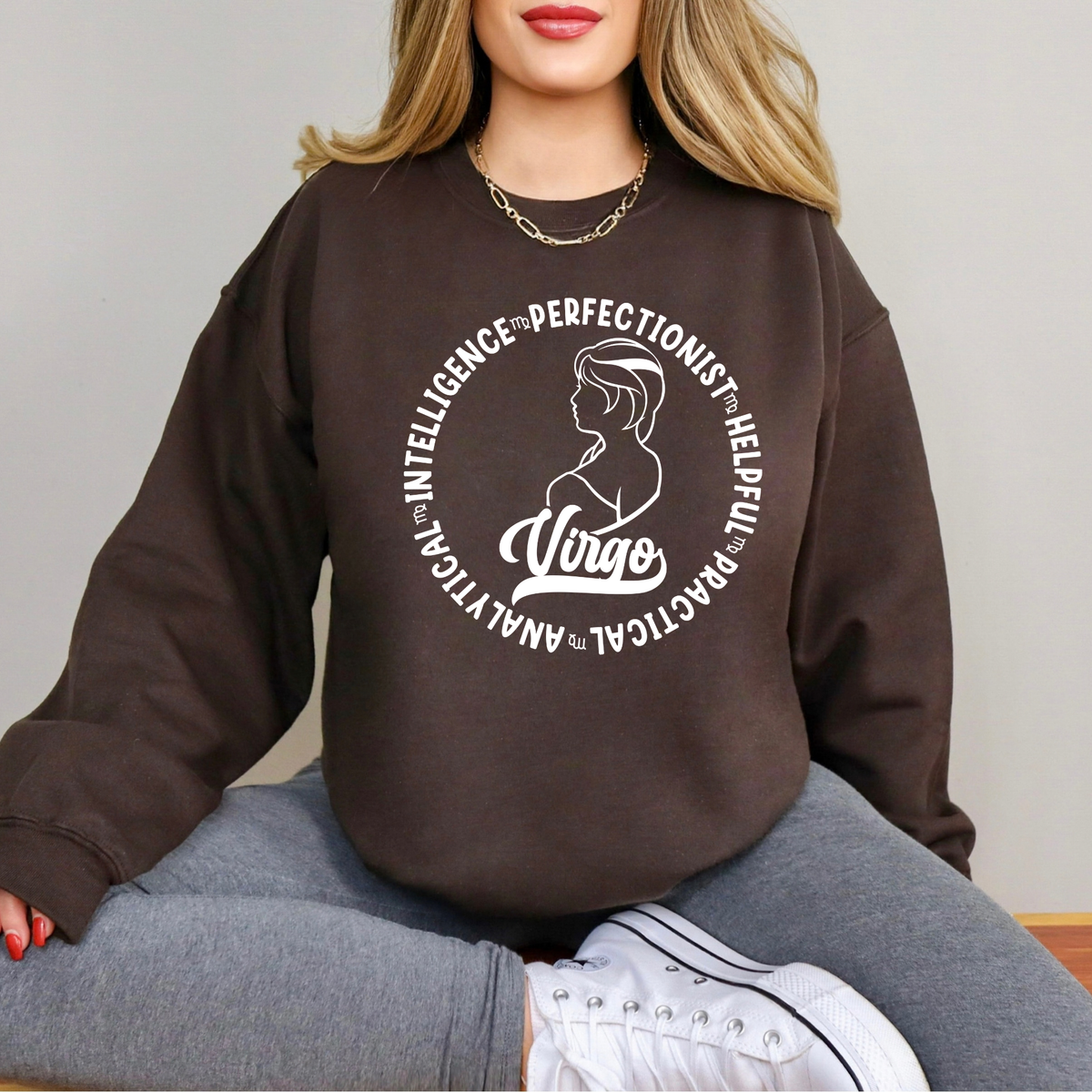 Virgo Zodiac Shirt - Astrology Apparel, Crewneck, Long Sleeve, and Hoodie