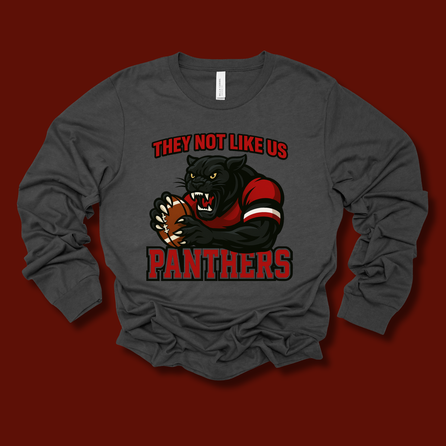 Panthers Mascot Shirt - Panthers "They Not Like Us" Game Day T-Shirt