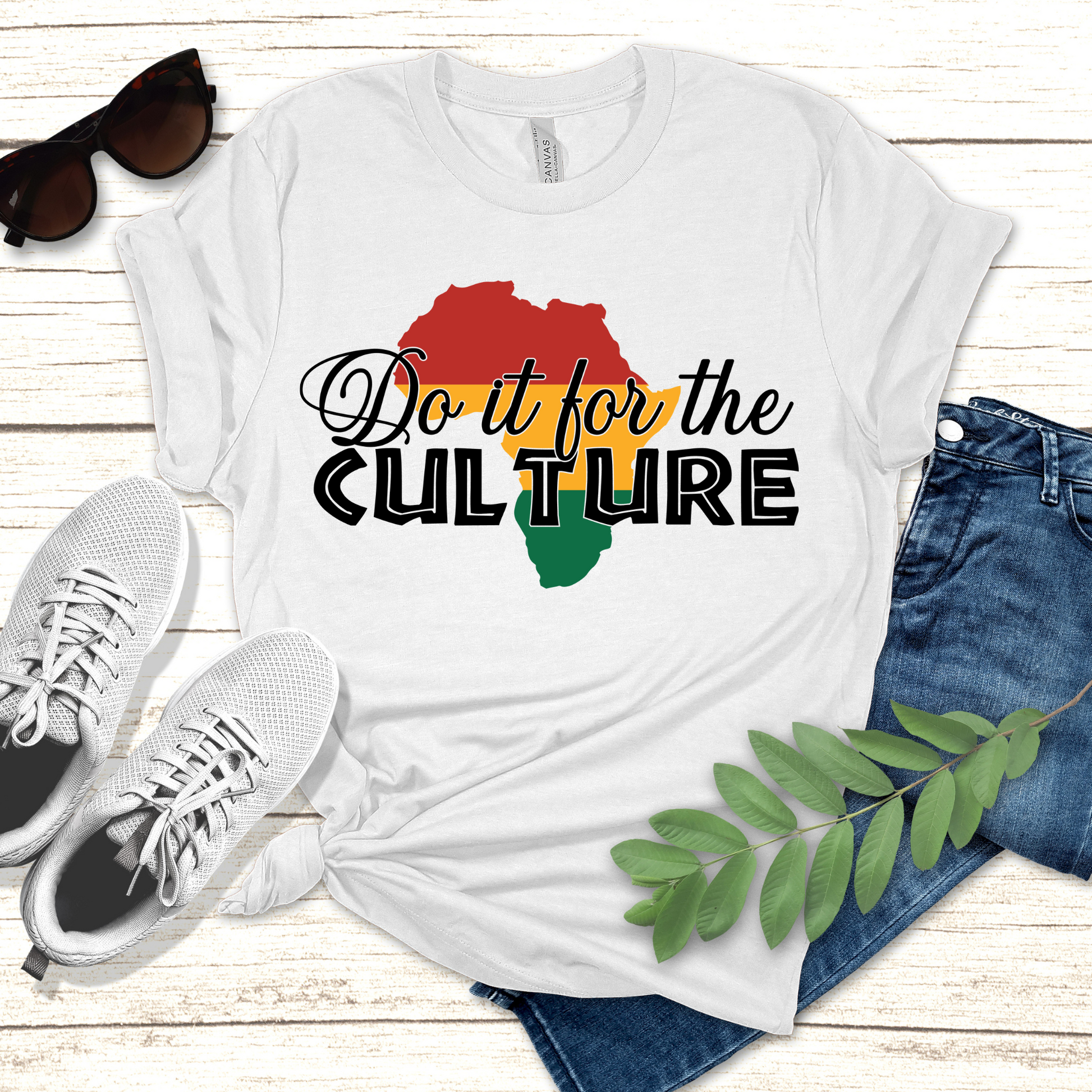"Do It for the Culture" Black History Shirt, a stylish and empowering piece that celebrates African American heritage. This unisex tshirt is designed for both men and women, making it ideal Black Pride Shirt showing the importance of black history and culture.