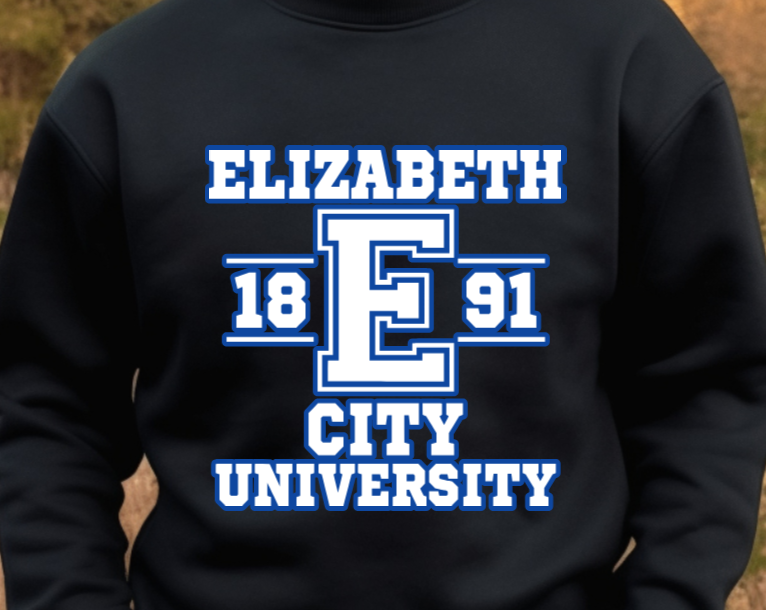 Elizabeth City State University  Elizabeth City Viking Pride Black Sweater