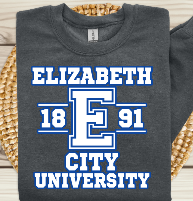 Elizabeth City State University  Elizabeth City Viking Pride Gray Sweater