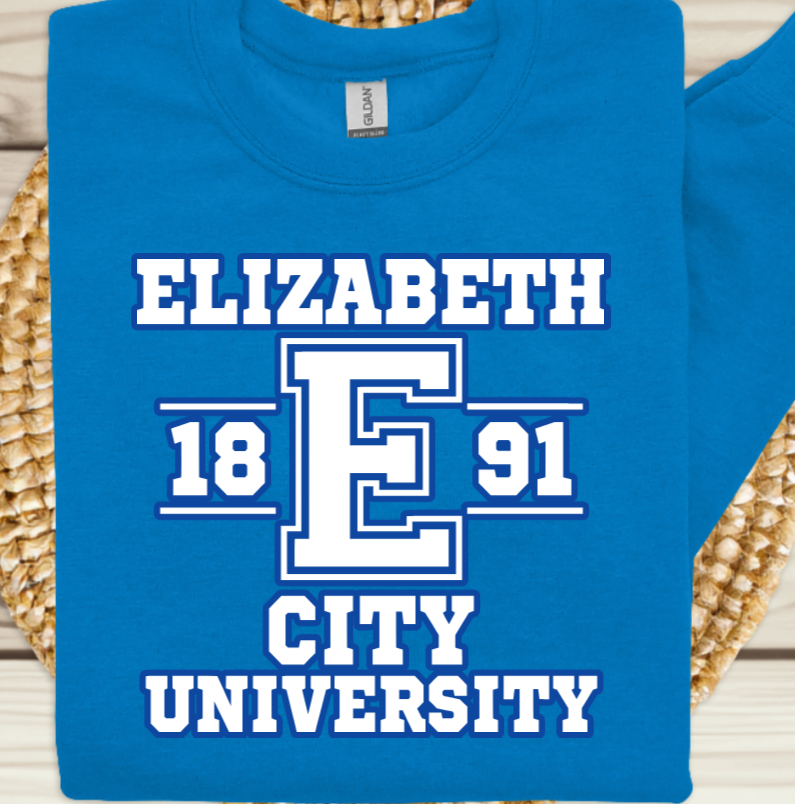 Elizabeth City State University  Elizabeth City Viking Pride Royal Blue Sweater